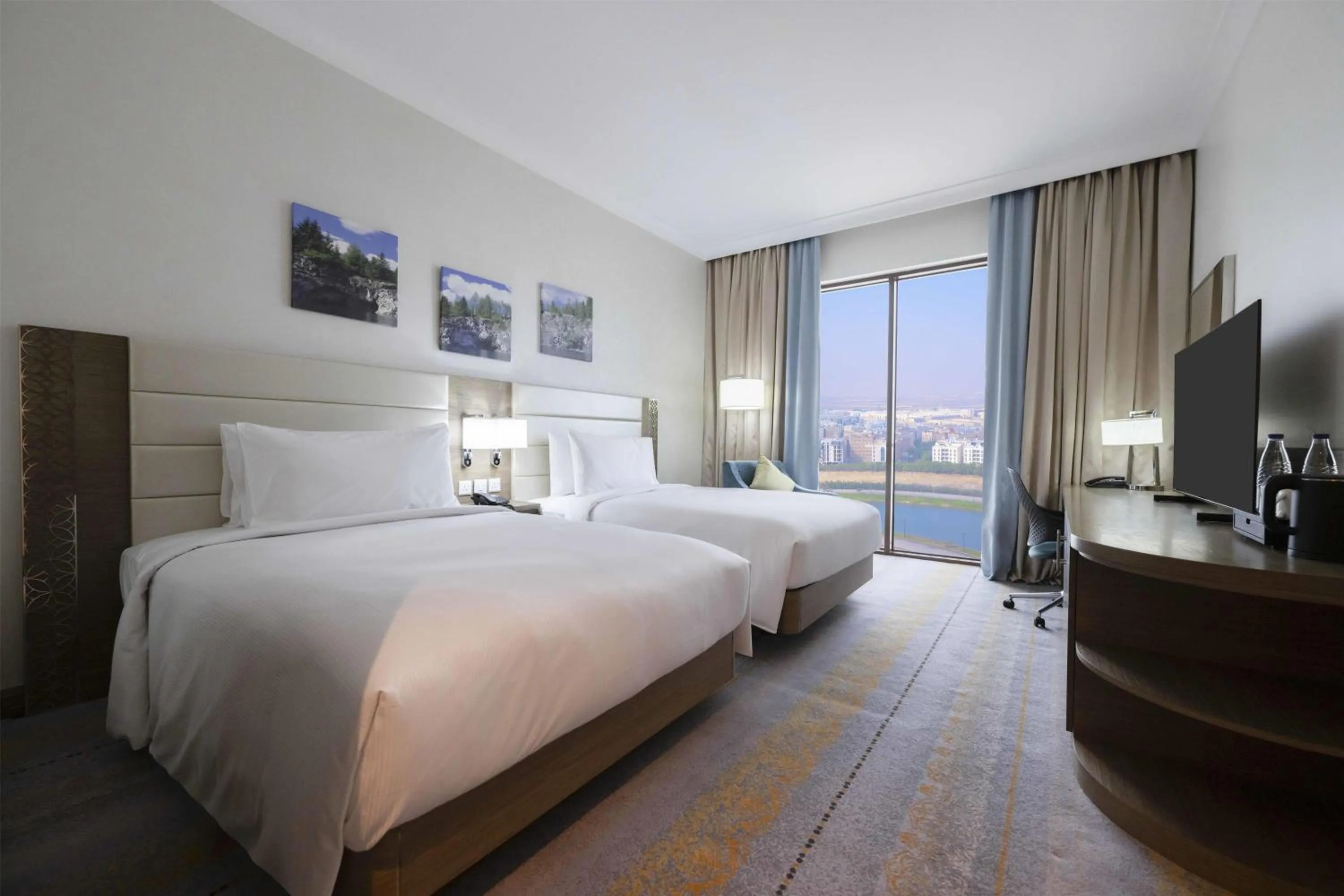 Twin Room in Hilton Garden Inn Al Khobar King Fahd Causeway