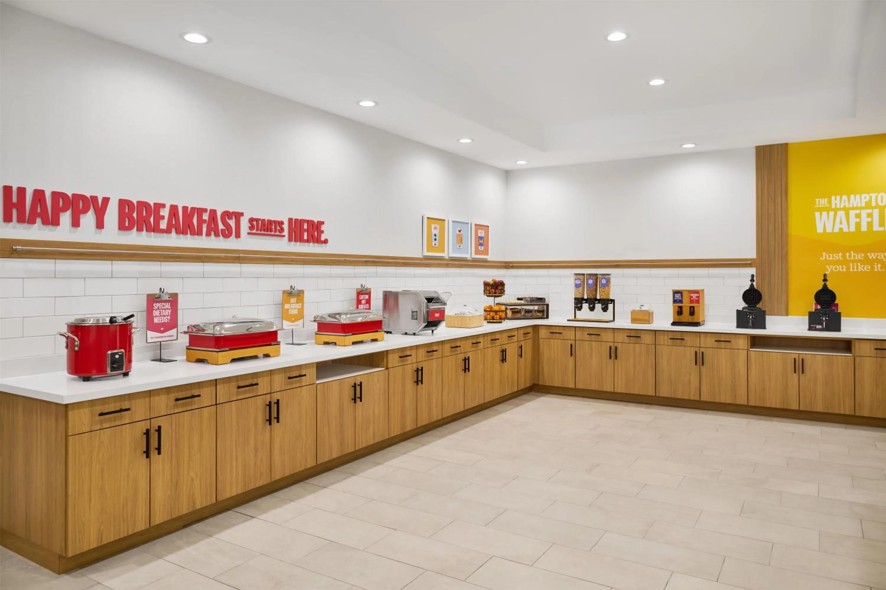 Breakfast in Hampton Inn Midland West