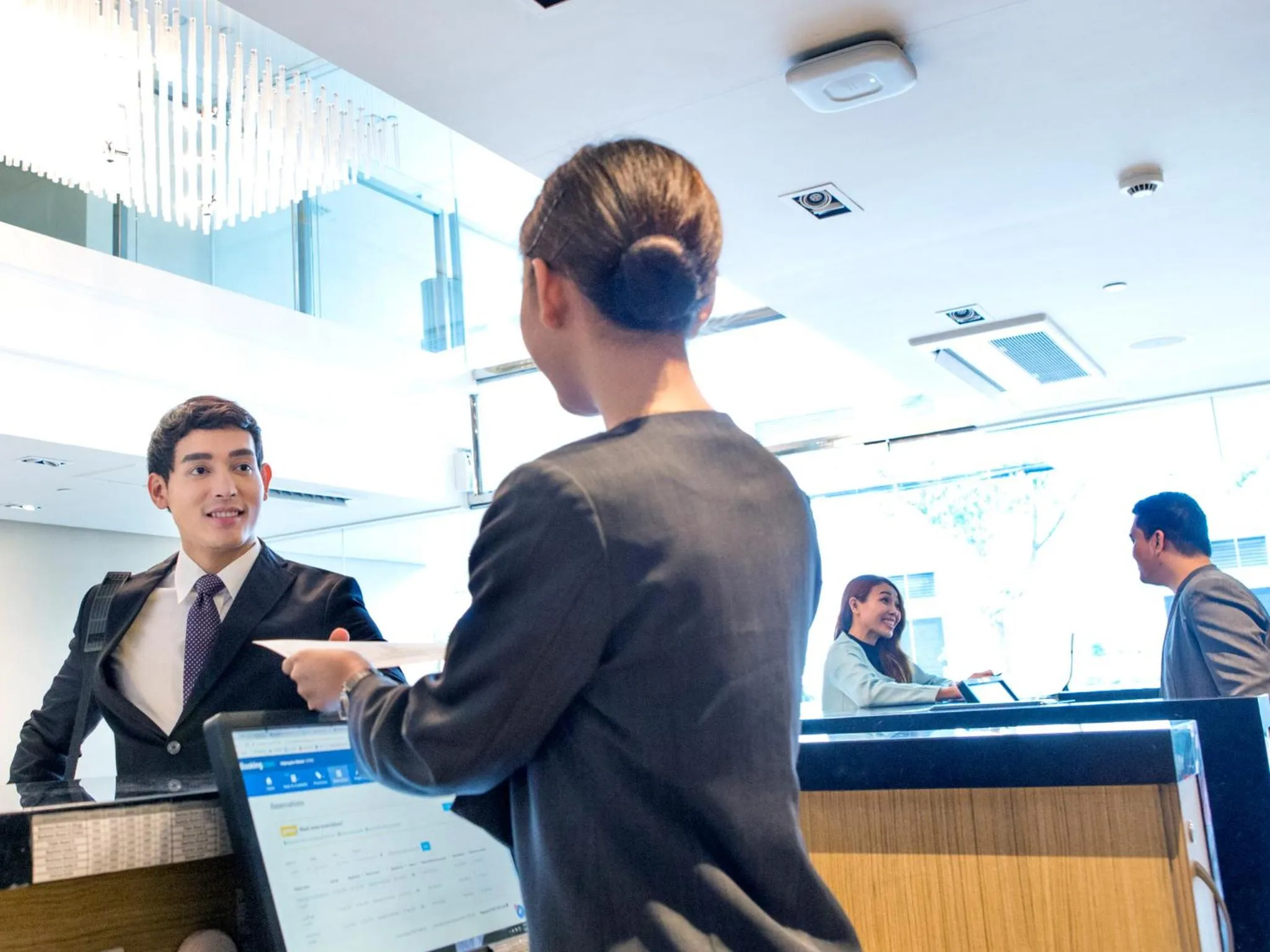 Staff in Jinjiang Inn - Makati