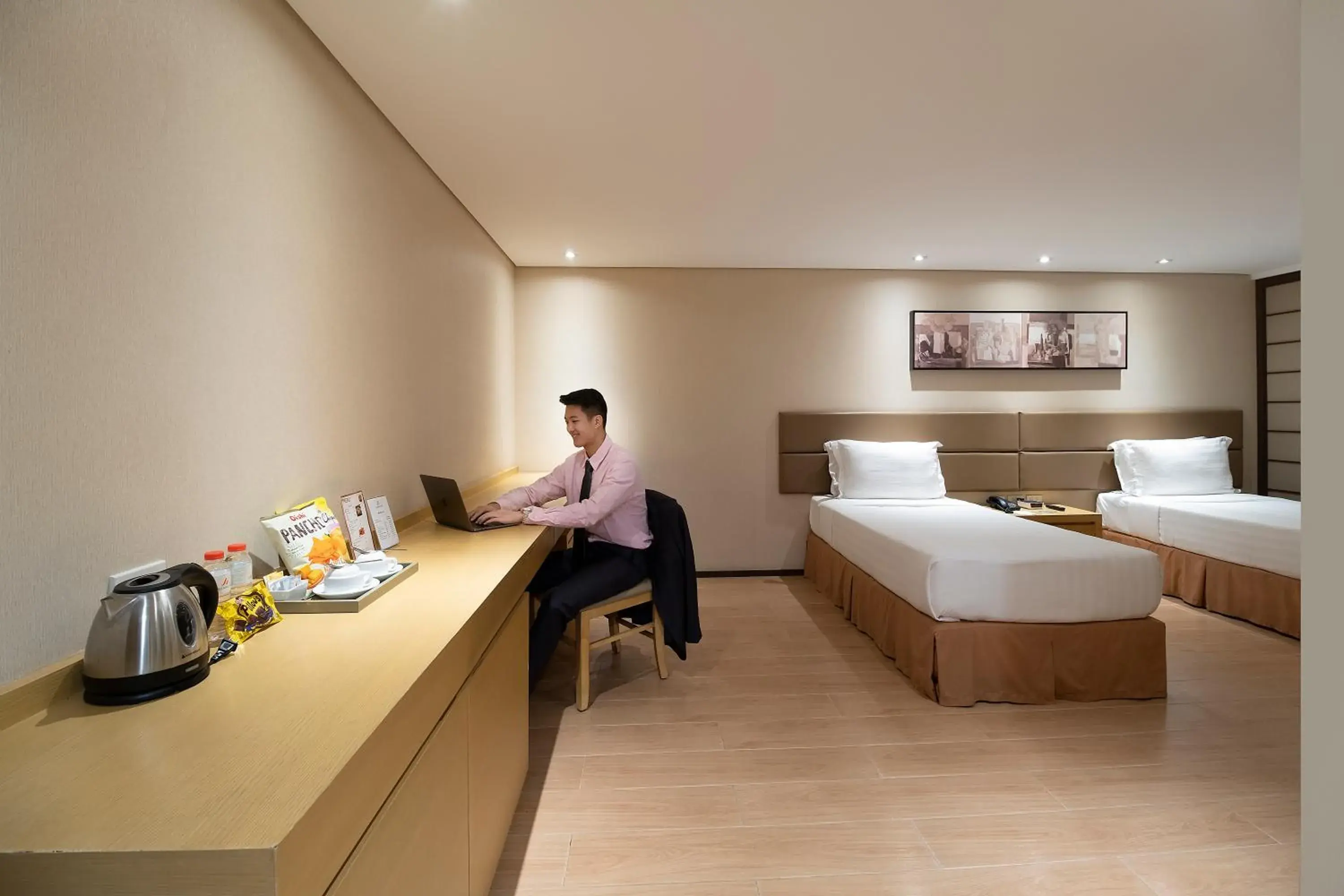 Bedroom, Bed in Jinjiang Inn - Makati Bedroom, Bed in Jinjiang Inn - Makati