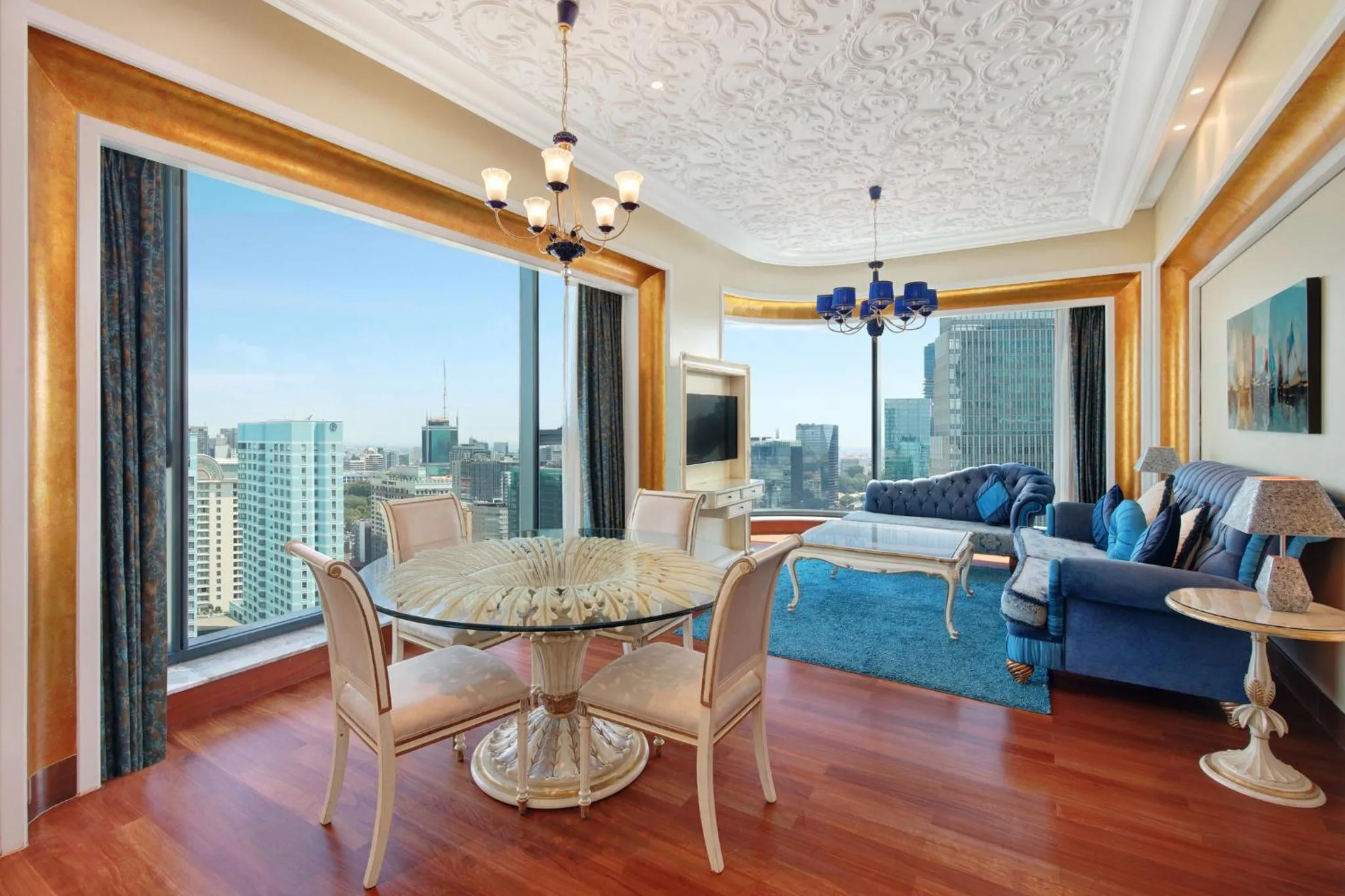 TV and multimedia in The Reverie Saigon Residential Suites