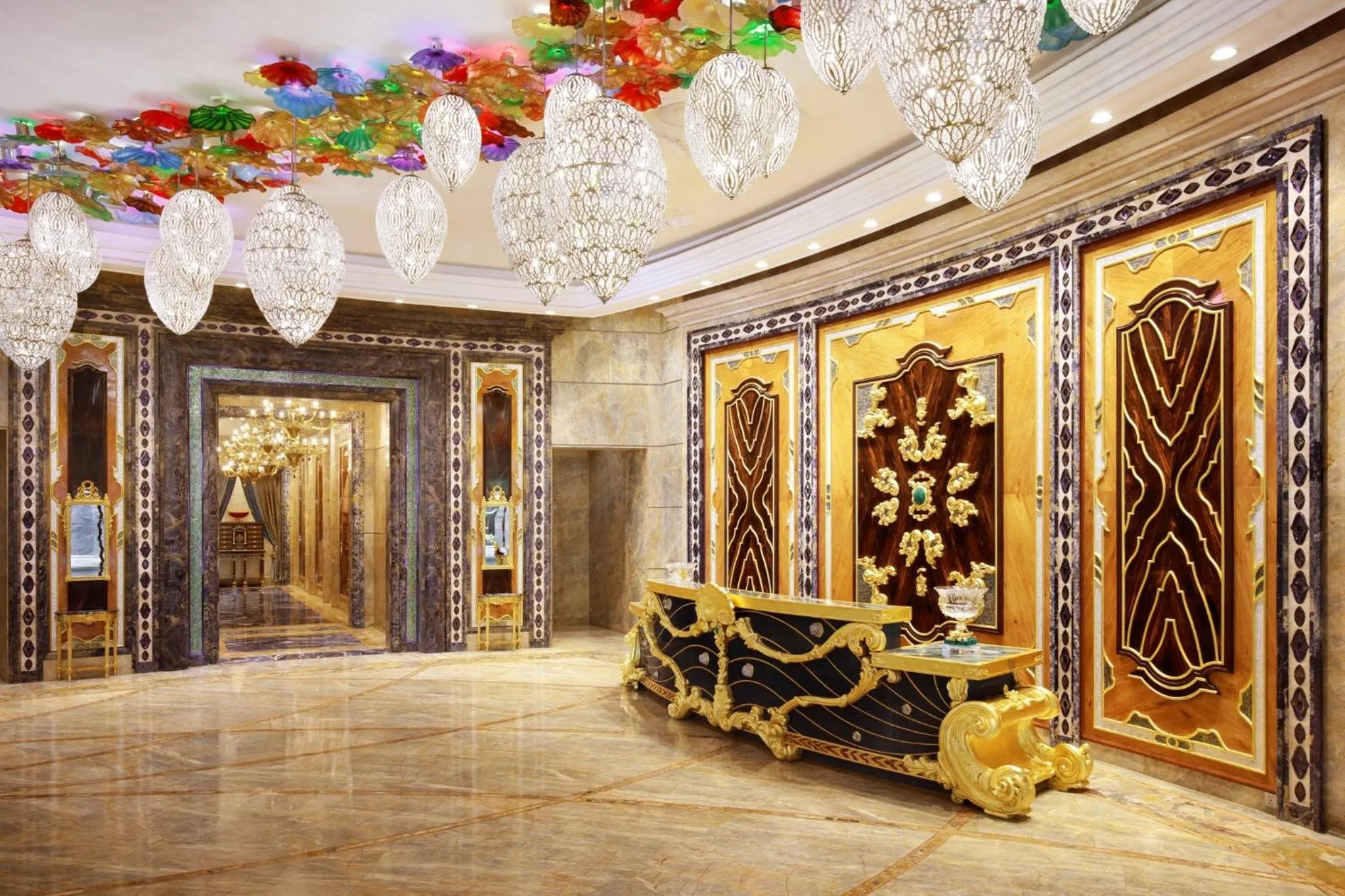 Lobby or reception in The Reverie Saigon Residential Suites