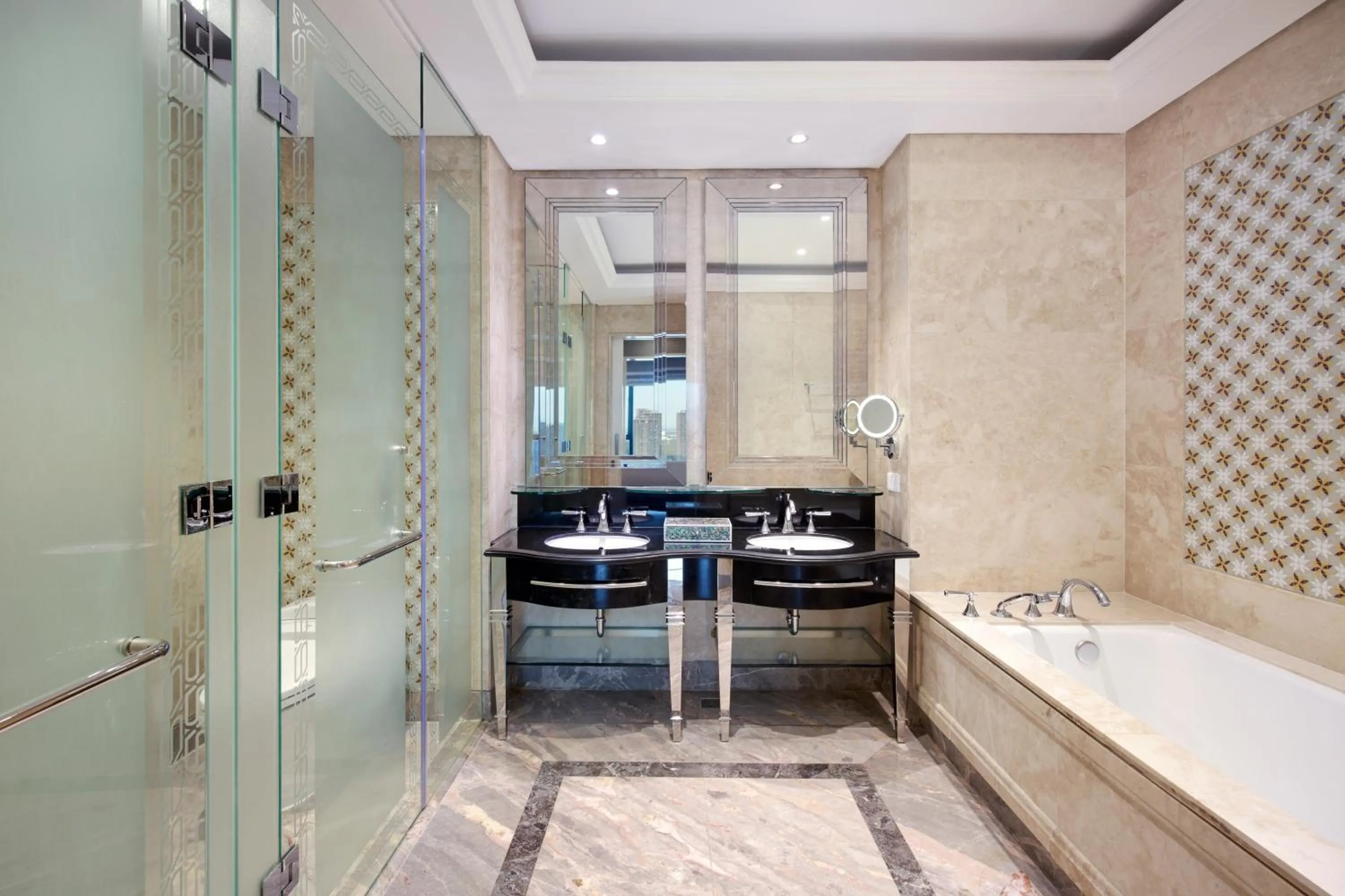 Shower in The Reverie Saigon Residential Suites