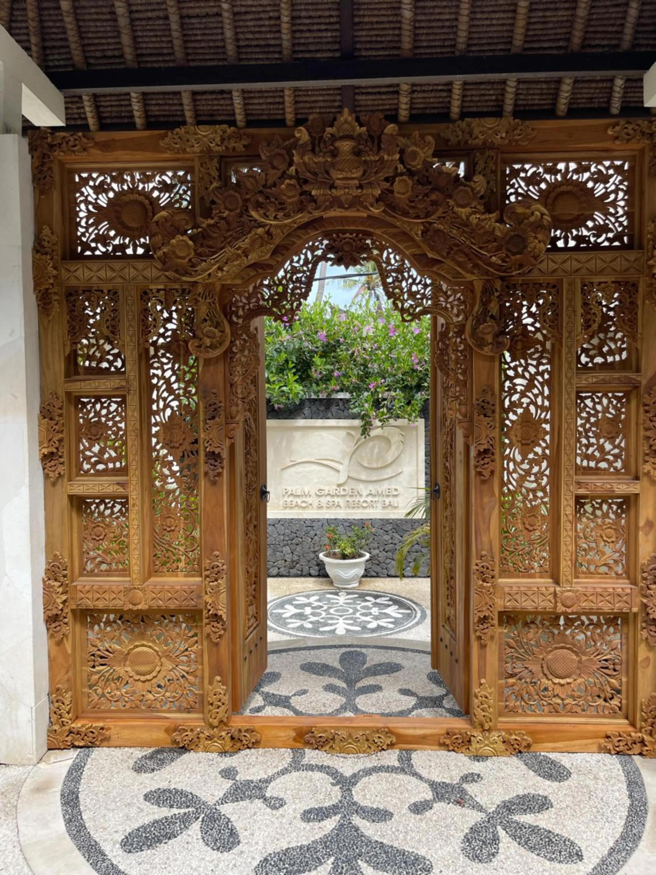 Facade/entrance in Palm Garden Amed Beach & Spa Resort Bali