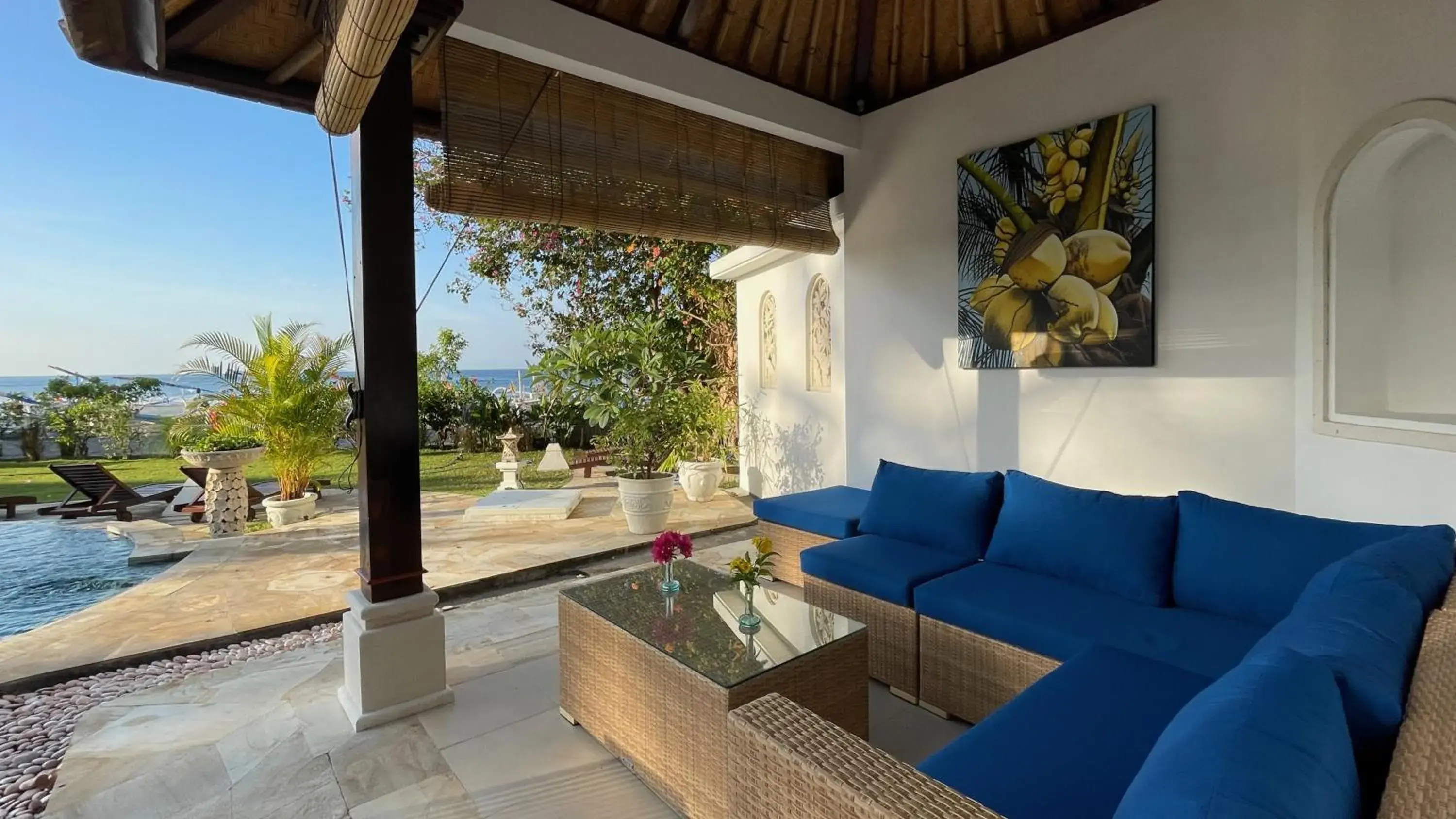 Lounge or bar in Palm Garden Amed Beach & Spa Resort Bali Lounge or bar in Palm Garden Amed Beach & Spa Resort Bali