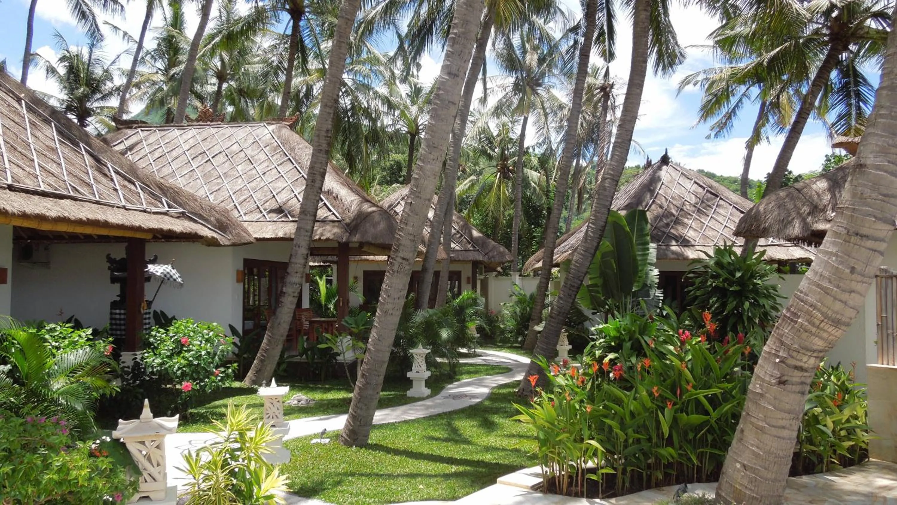 Garden in Palm Garden Amed Beach & Spa Resort Bali