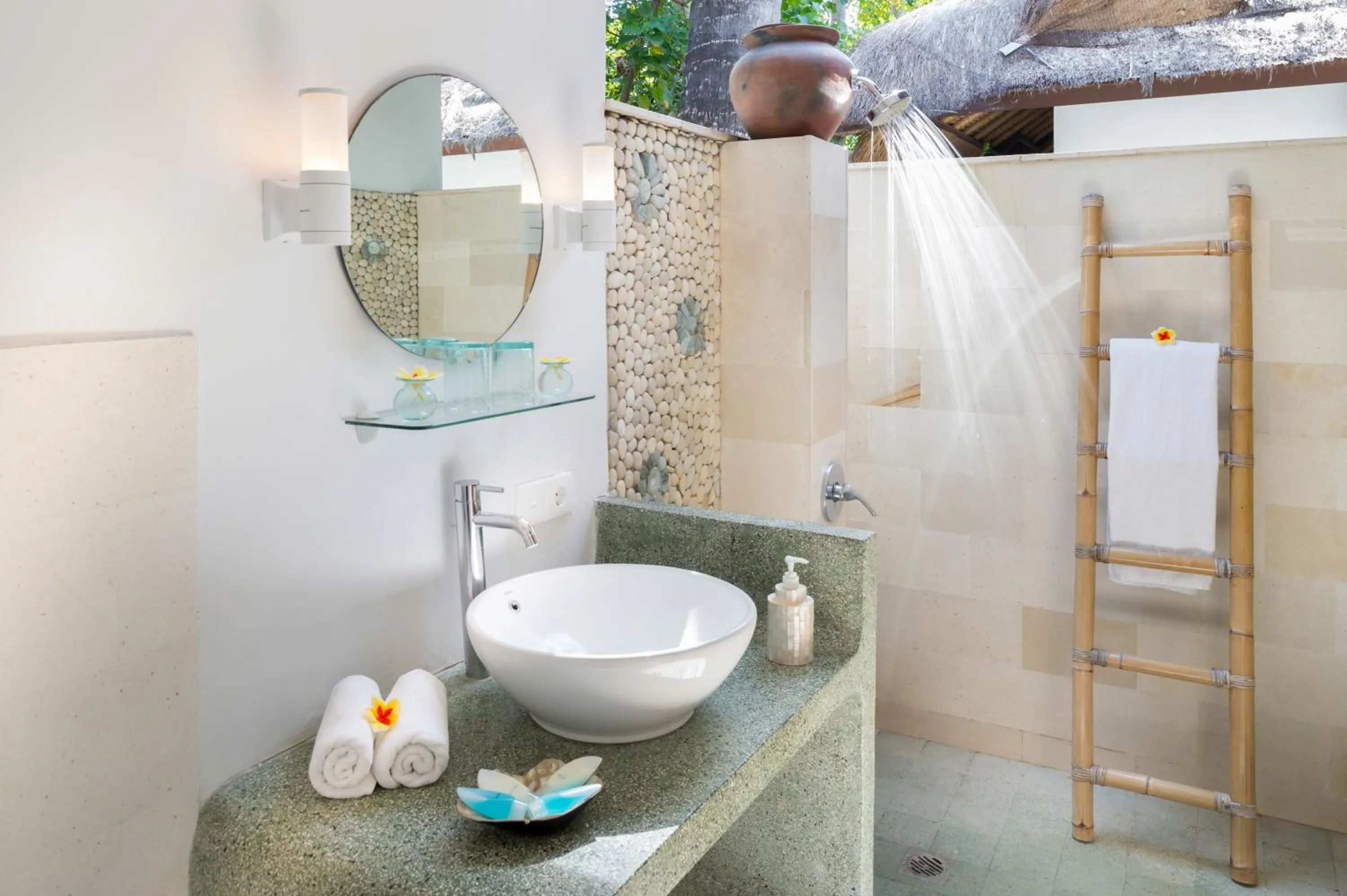 Bathroom in Palm Garden Amed Beach & Spa Resort Bali