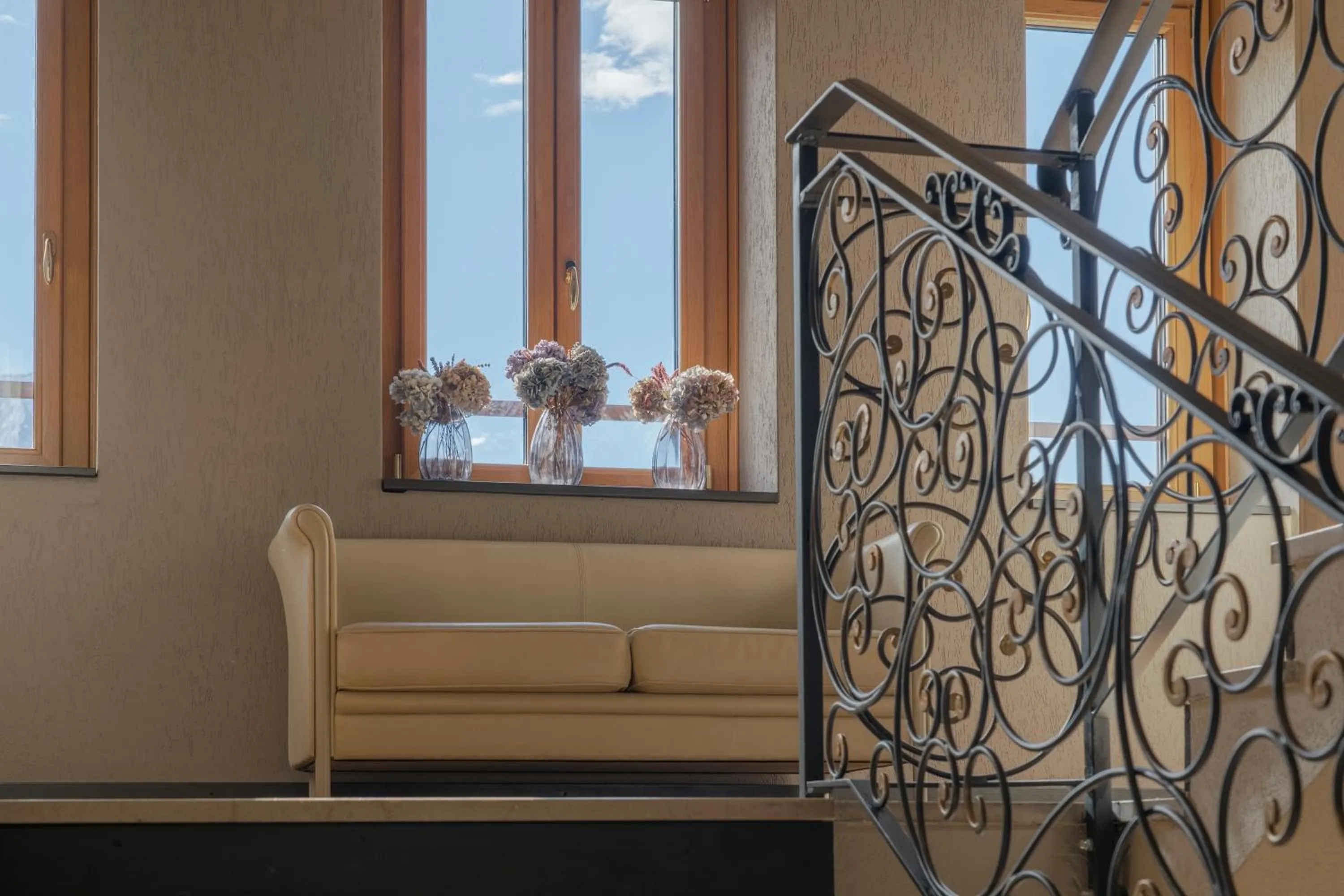 Lobby or reception in Hotel Garnì Cristallo