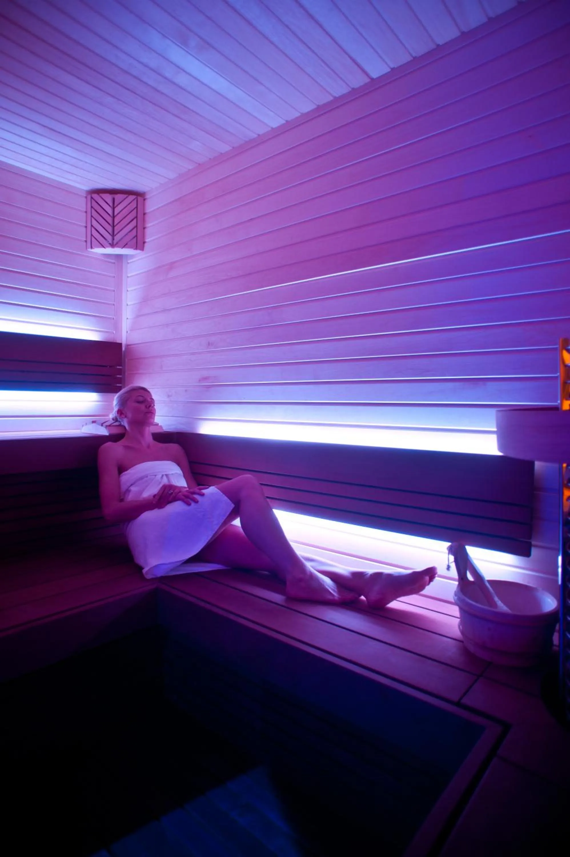 Sauna in Hotel Garnì Cristallo