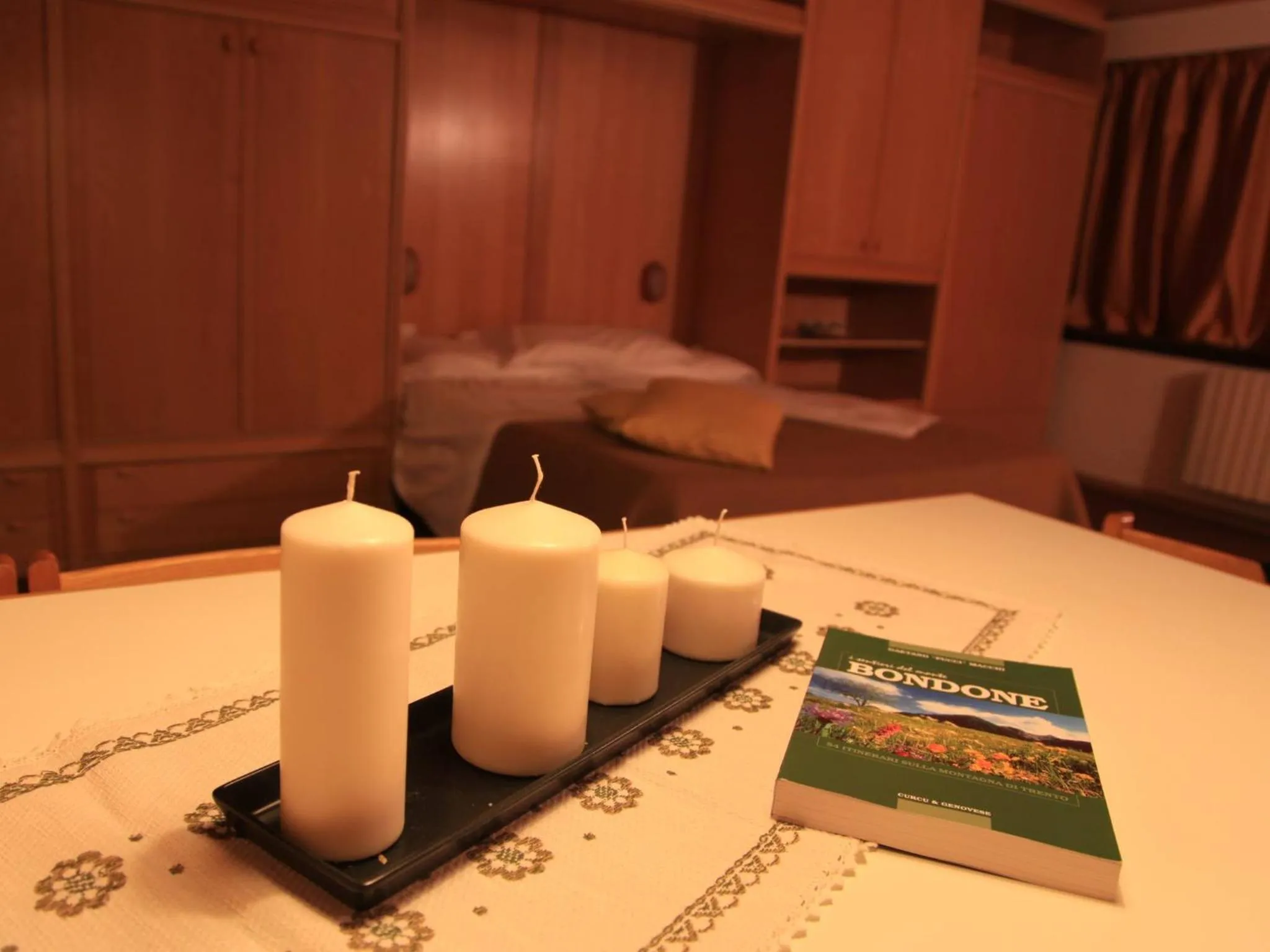 Living room, Bed in Residence Prada