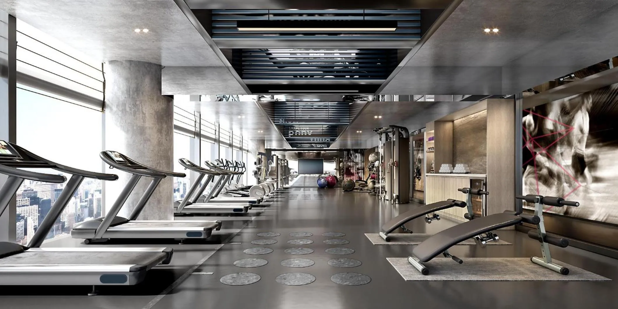 Fitness centre/facilities in Crowne Plaza Linyi Olympic Sports Centre by IHG