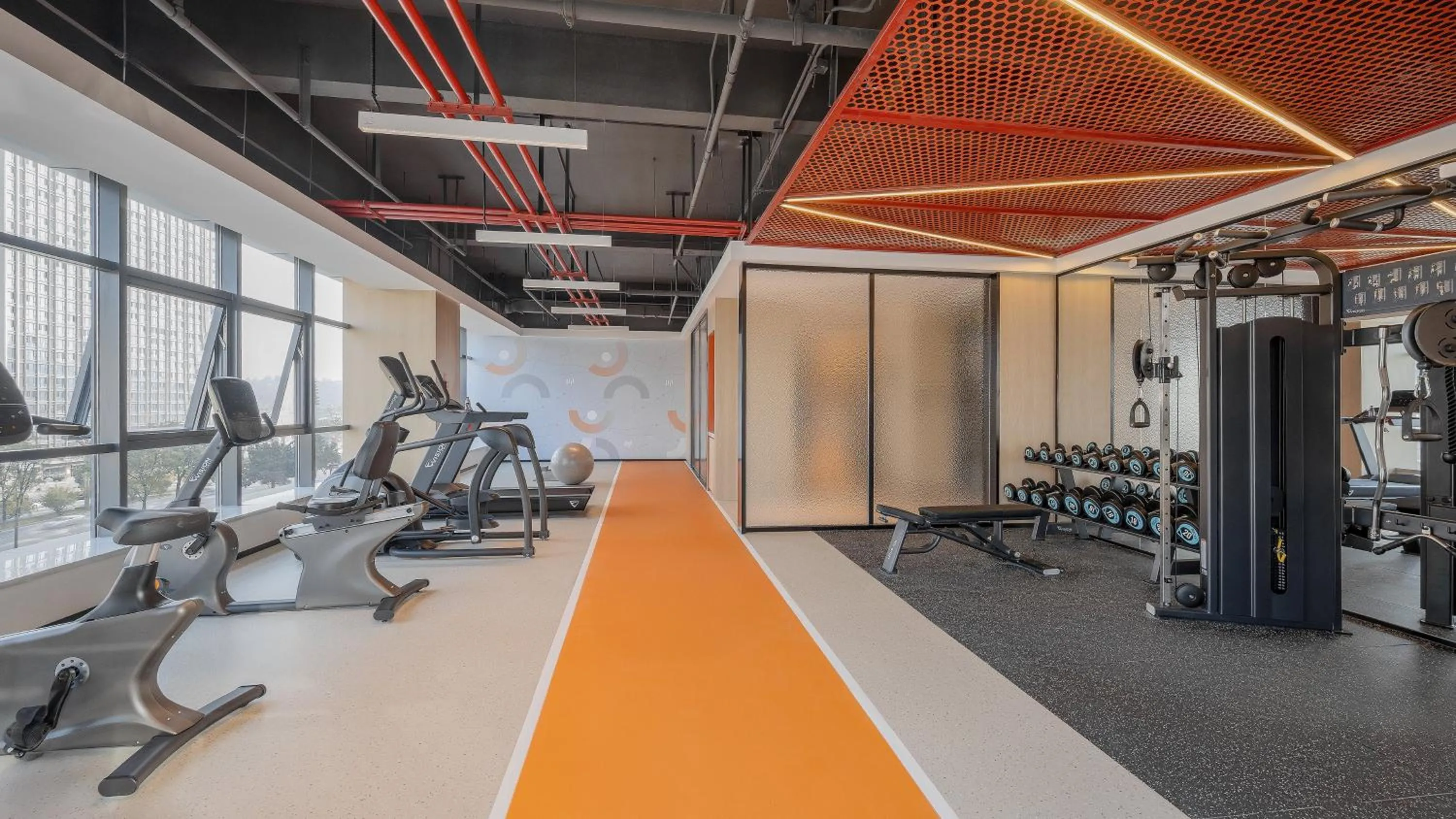 Fitness centre/facilities in EVEN Hotel Chengdu Phoenix Mountain by IHG