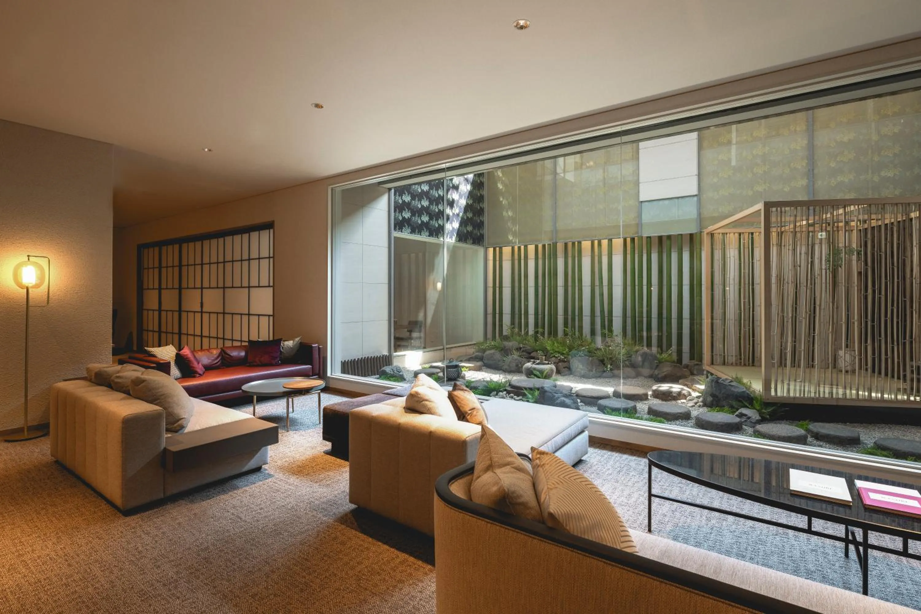 Lounge or bar in Noku Kyoto