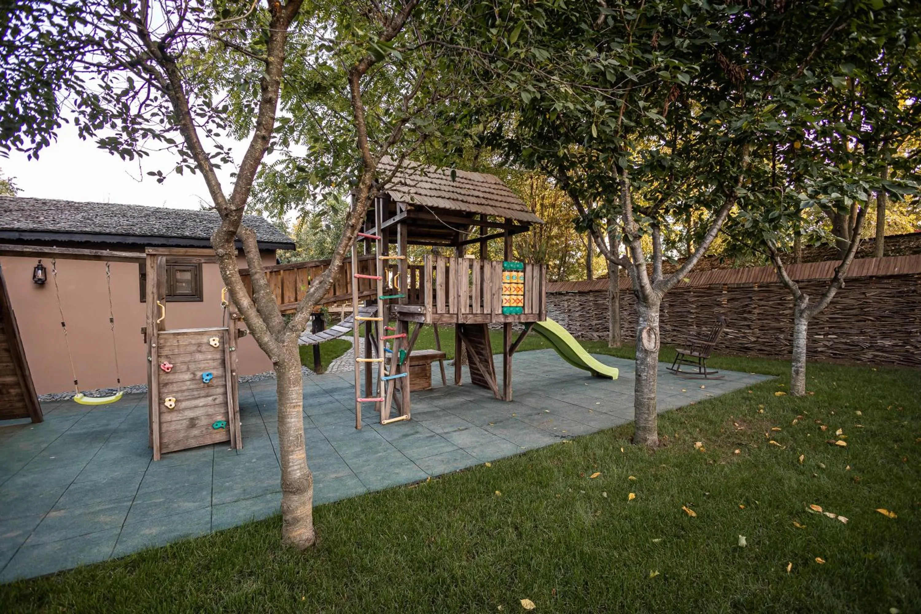 Children play ground in Gradina Snagov
