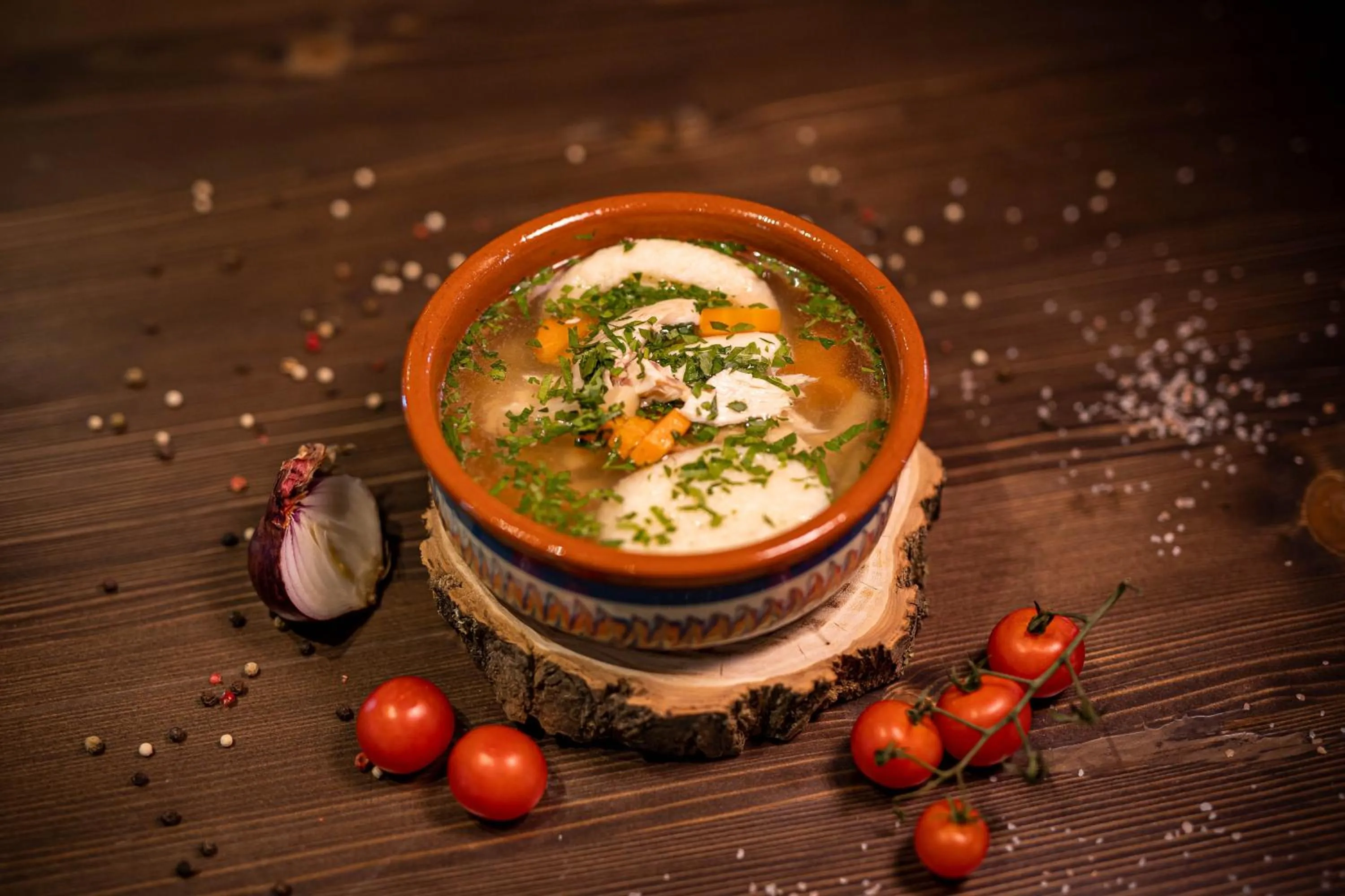 Food in Gradina Snagov