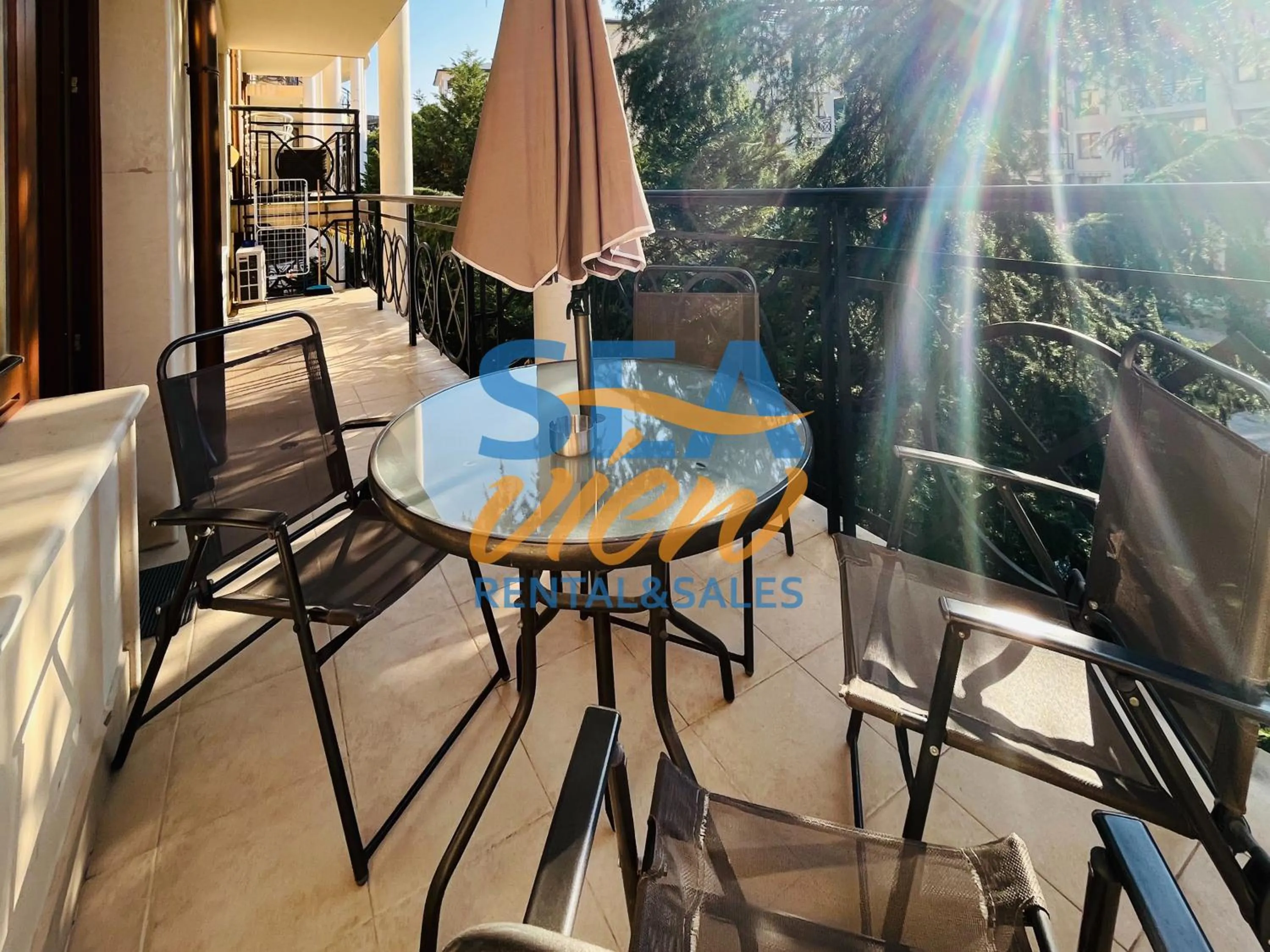 Balcony/Terrace in Sea View Rental Iglika Apartments