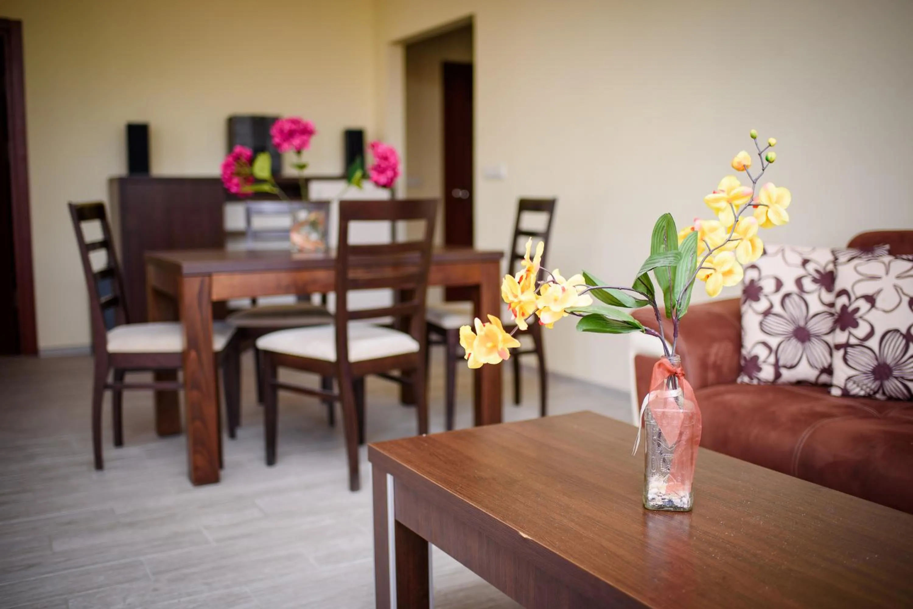 Living room in Sea View Rental Iglika Apartments