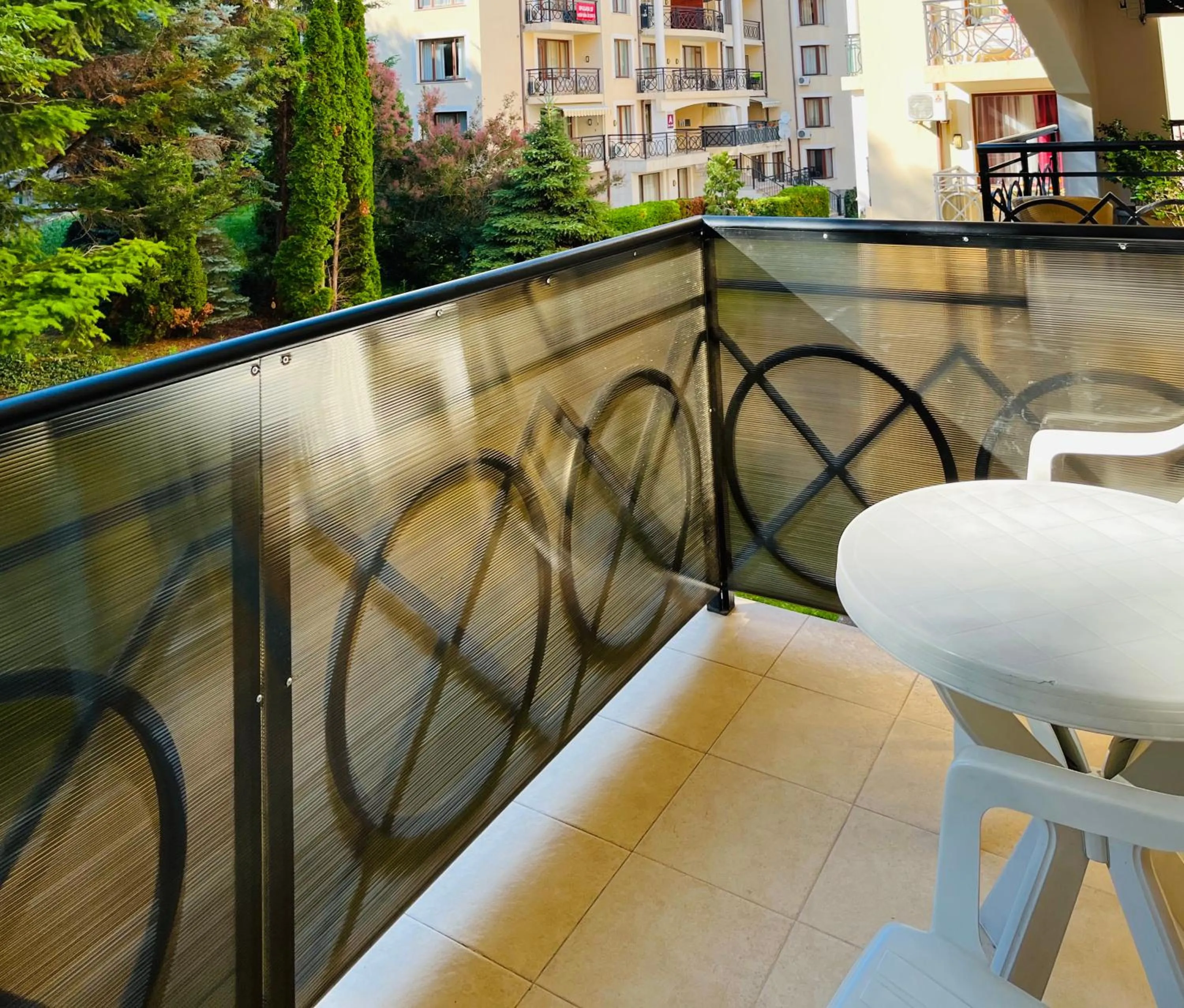 Balcony/Terrace in Sea View Rental Iglika Apartments