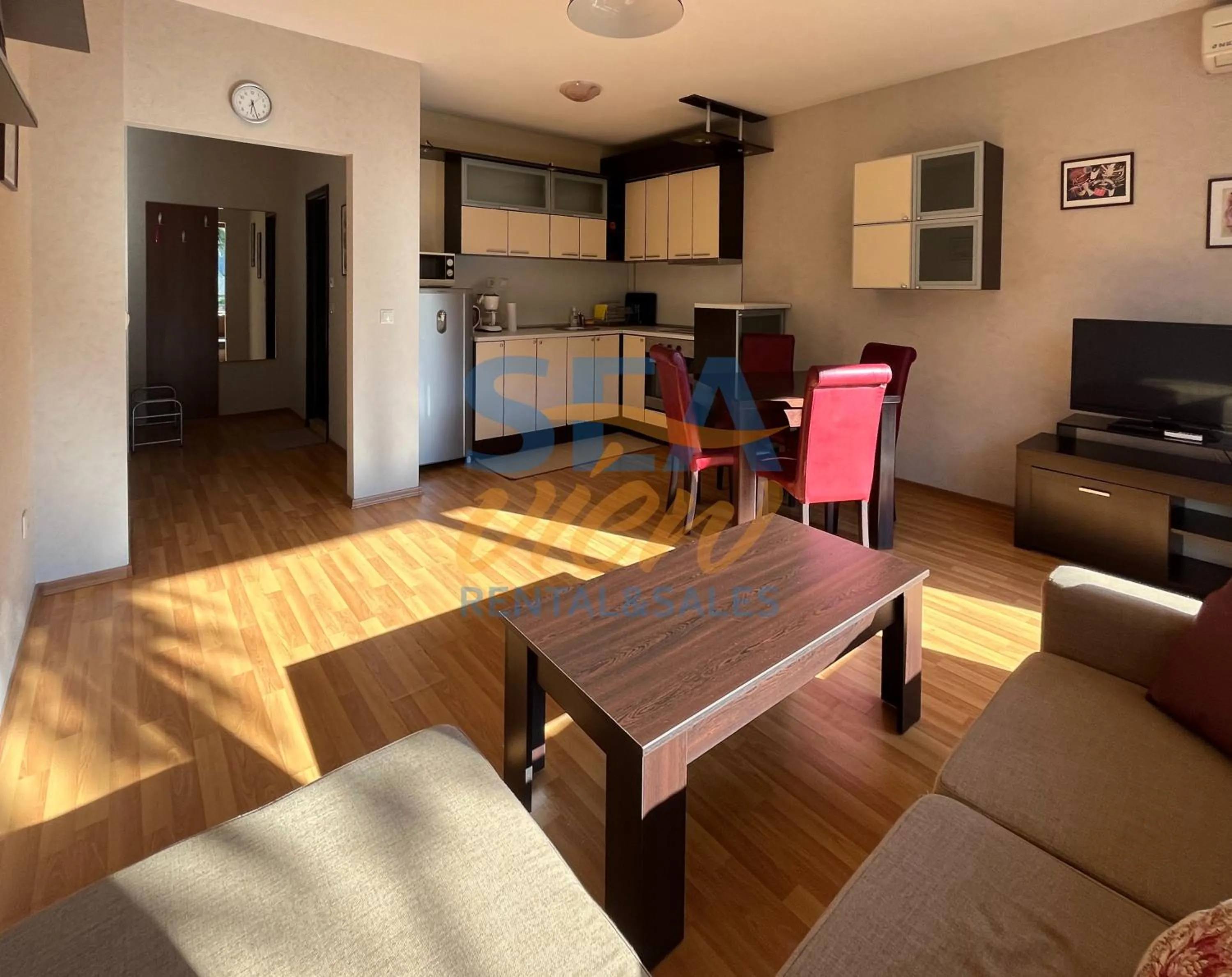 Kitchen or kitchenette in Sea View Rental Iglika Apartments