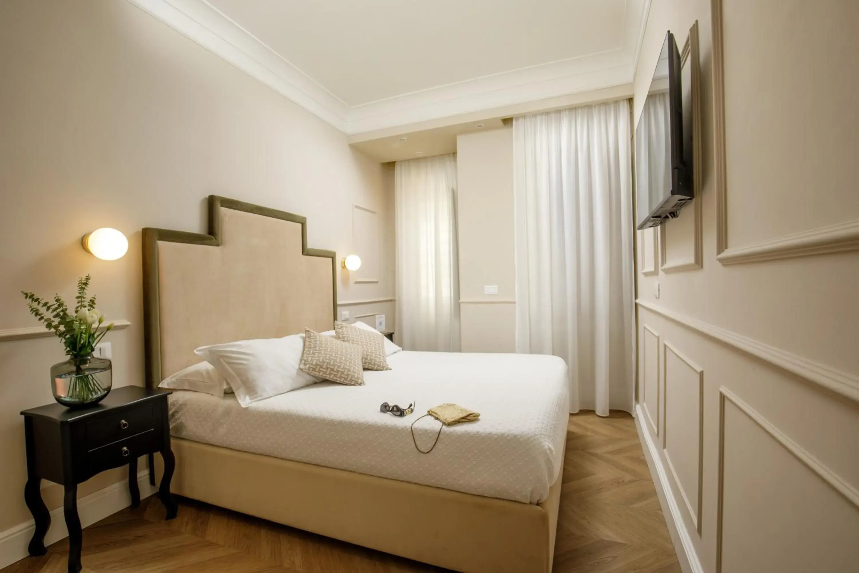 Bedroom, Bed in La Locanda di Piazza del Popolo Bedroom, Bed in La Locanda di Piazza del Popolo