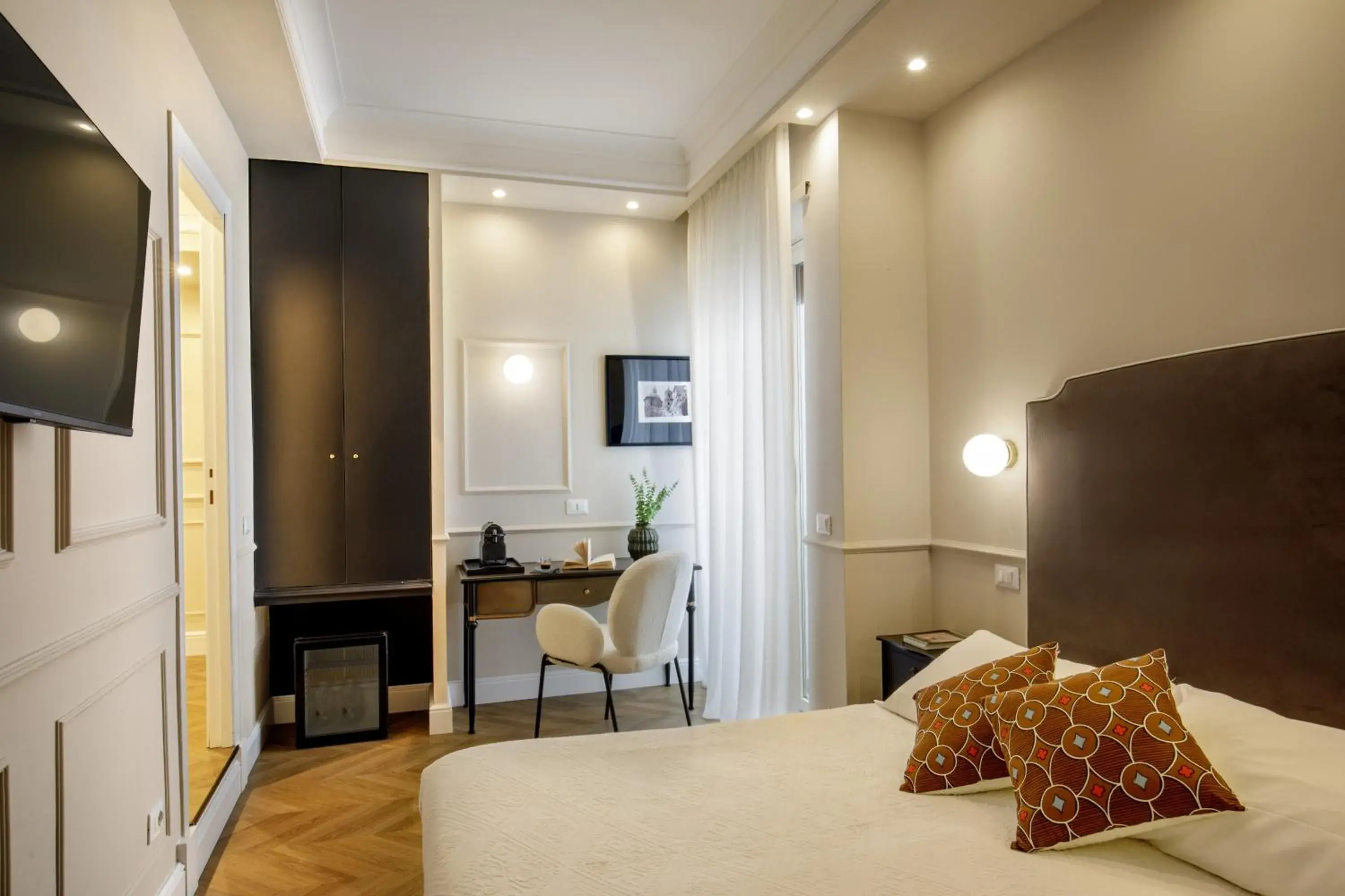 Bedroom, Bed in La Locanda di Piazza del Popolo Bedroom, Bed in La Locanda di Piazza del Popolo