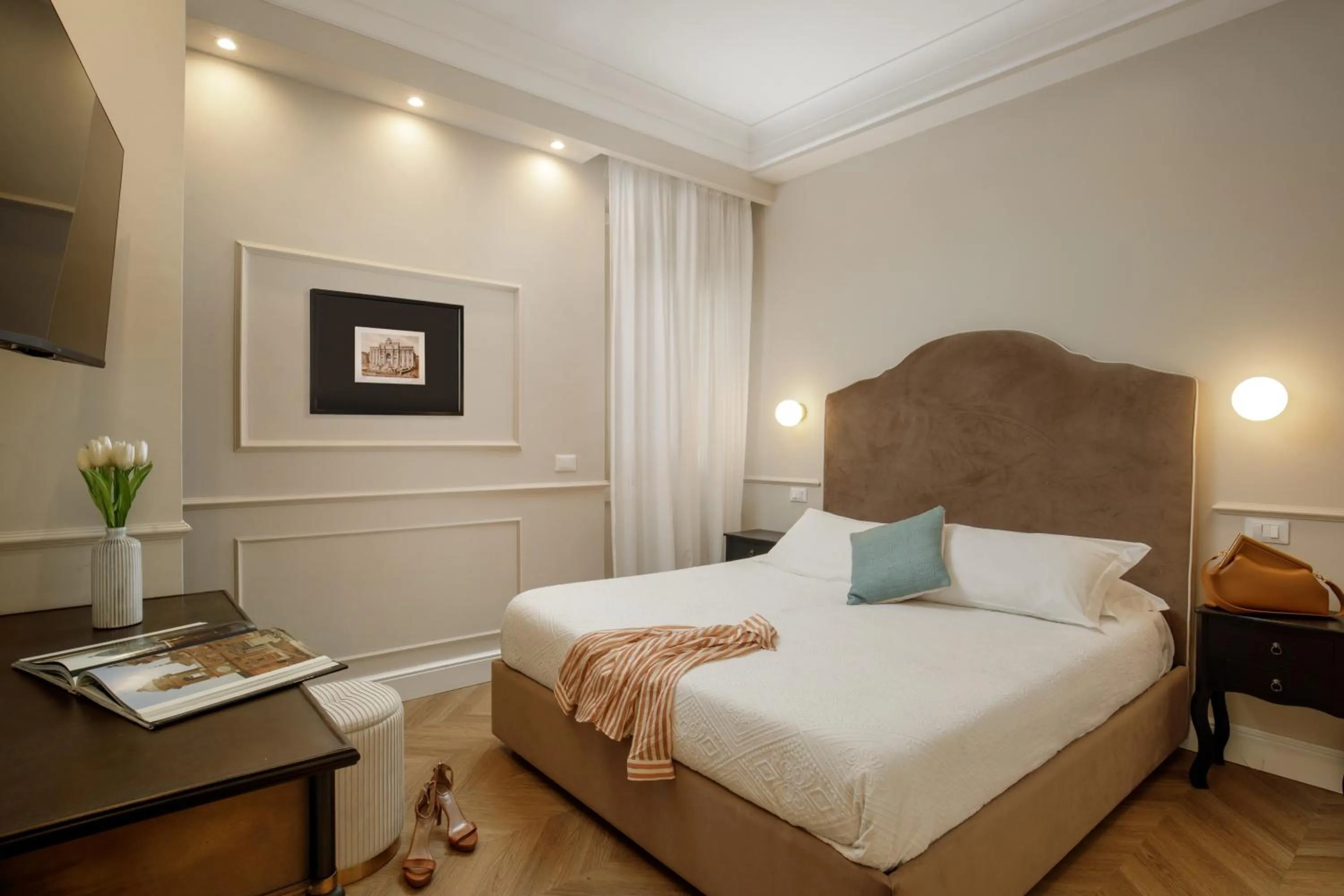 Bedroom, Bed in La Locanda di Piazza del Popolo