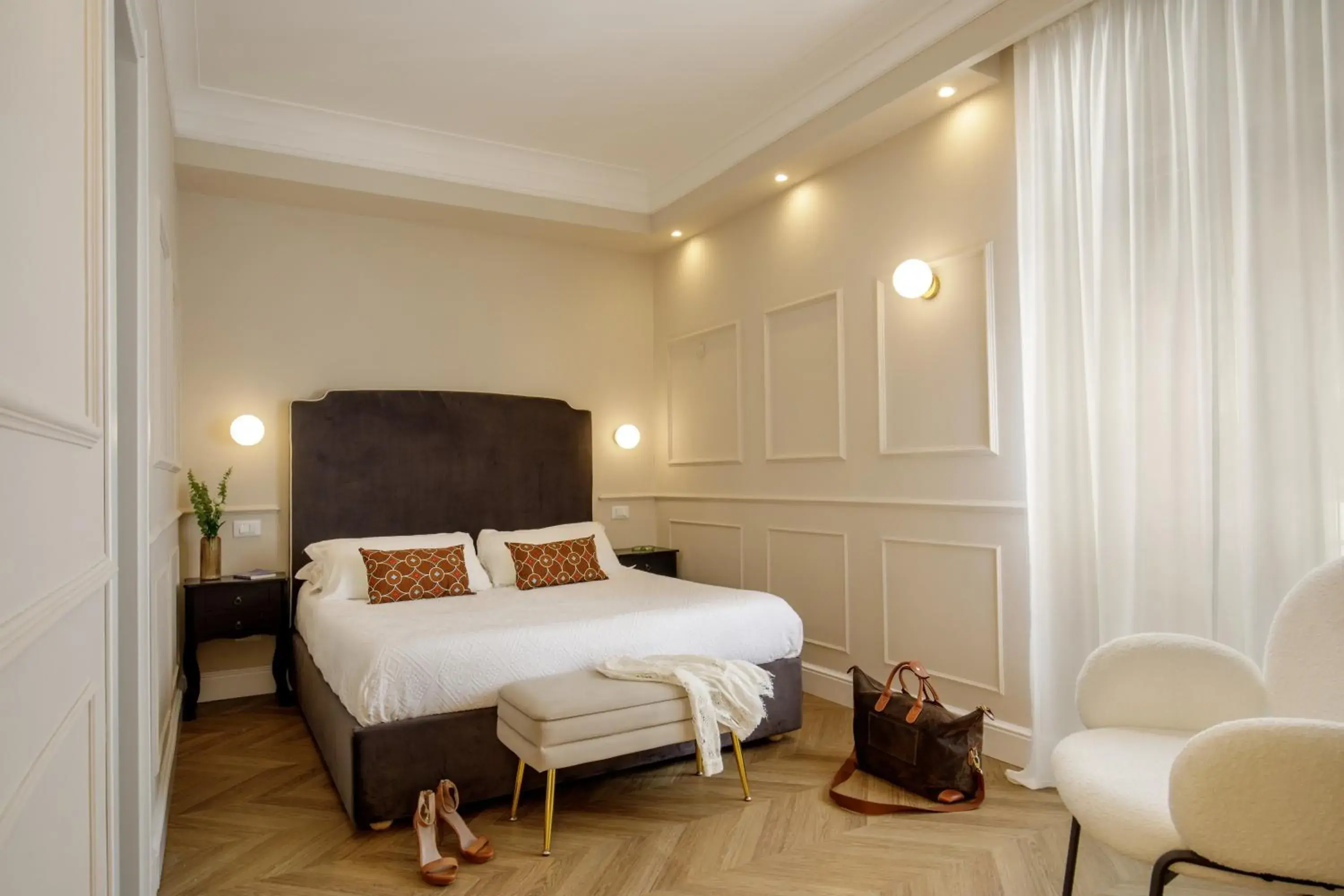 Bed in La Locanda di Piazza del Popolo Bed in La Locanda di Piazza del Popolo