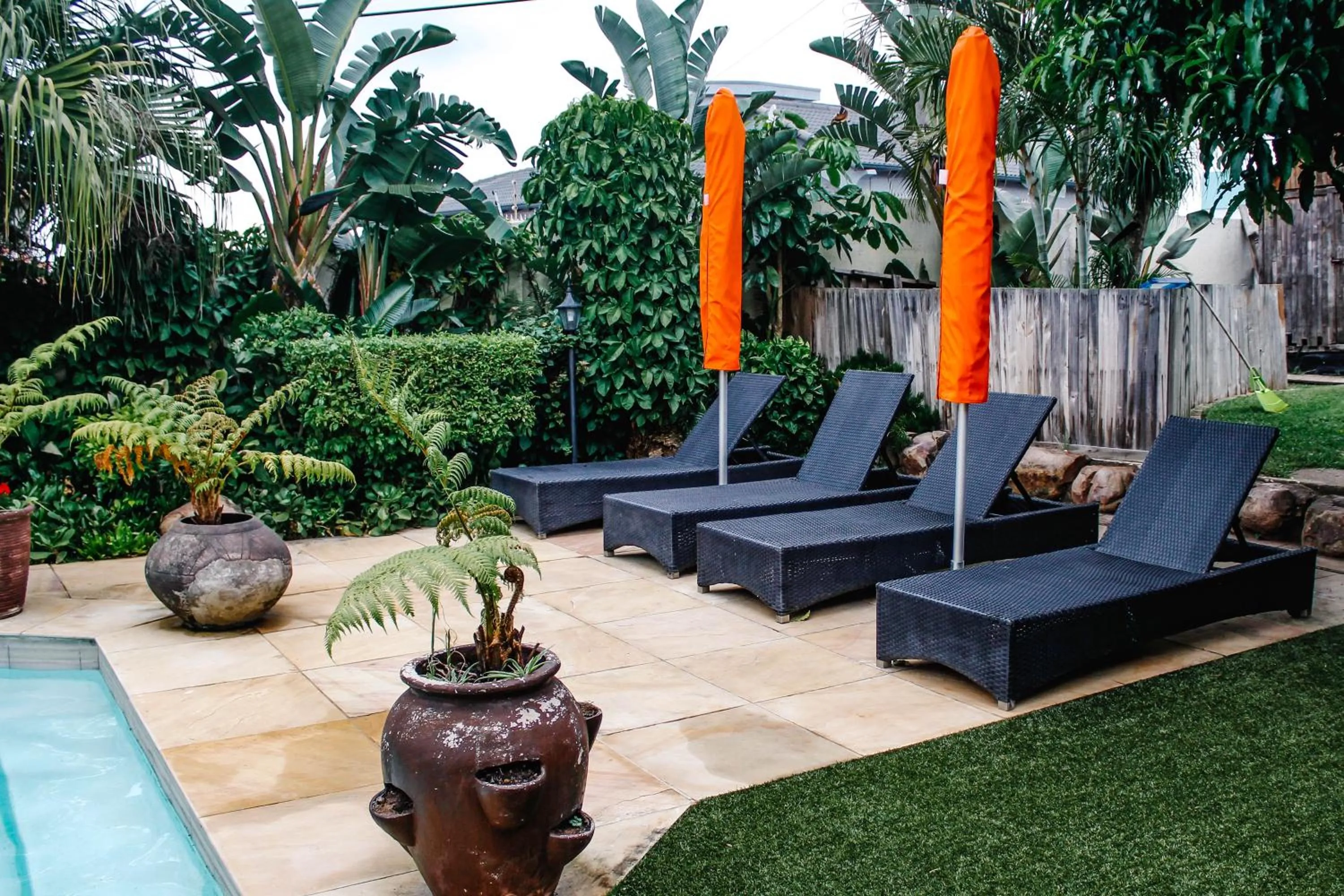 Garden view in La Dolce Vita Umhlanga Guesthouse