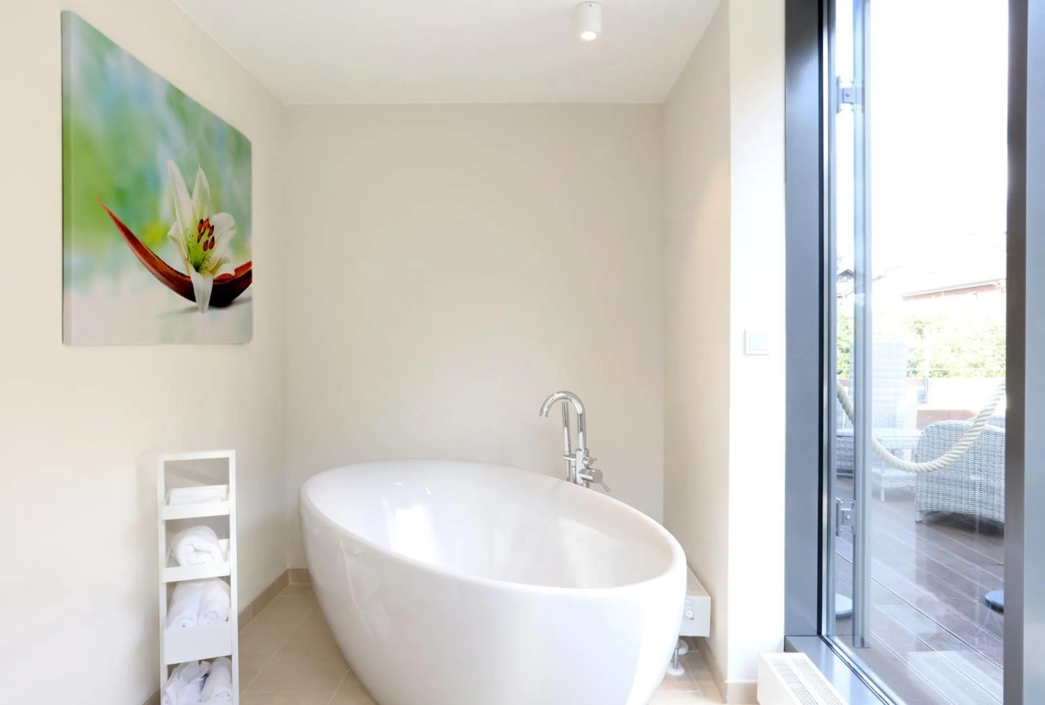 Seating area in Villa Waldfrieden - Design trifft Budget