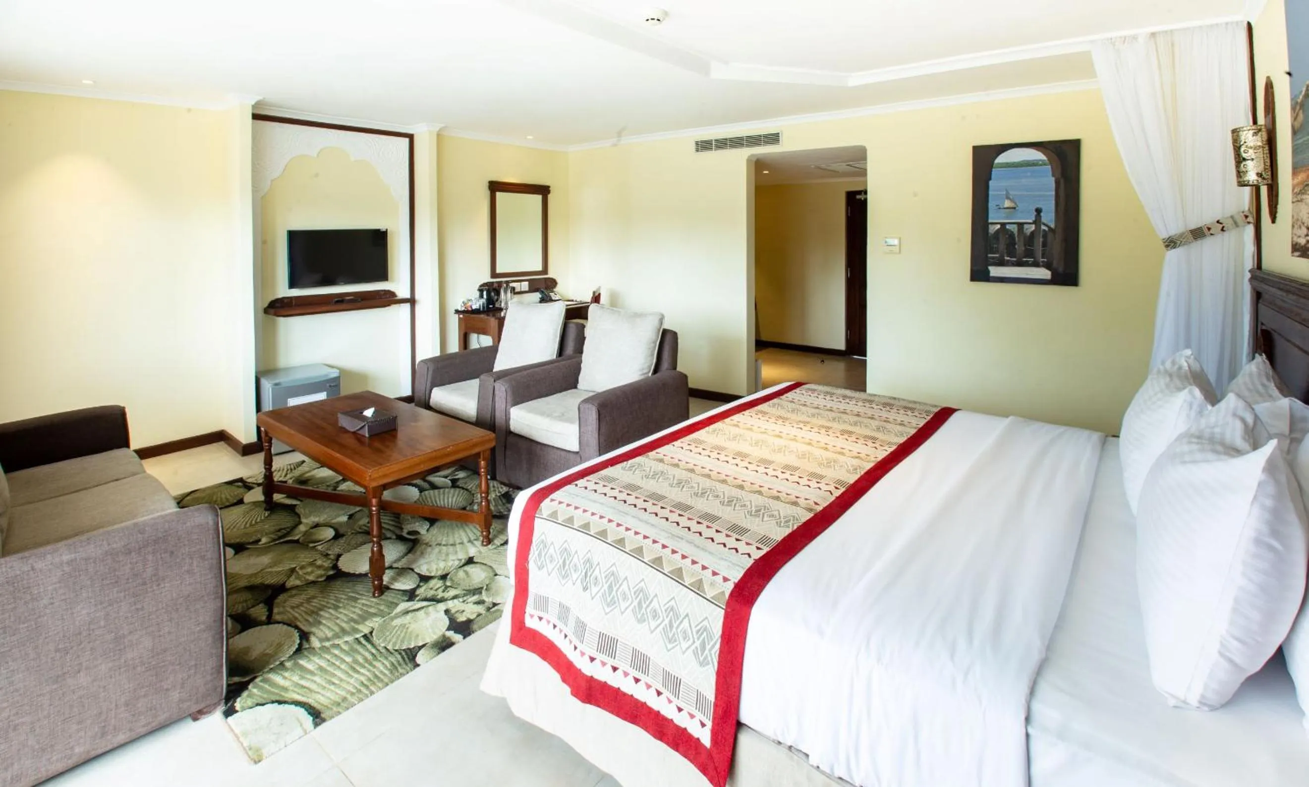 Photo of the whole room, Bed in PrideInn Paradise Beach Resort & Spa Mombasa
