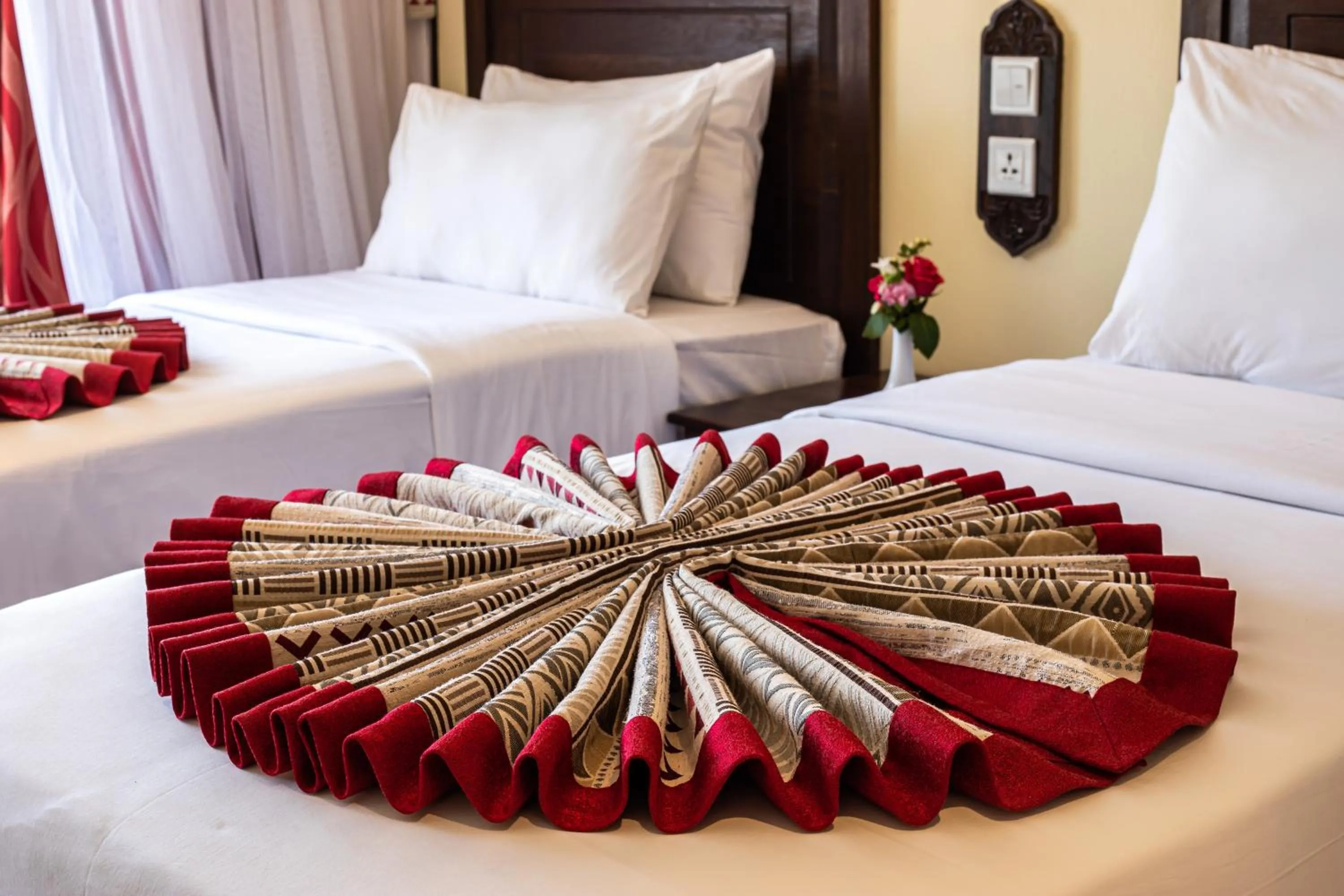 Bed in PrideInn Paradise Beach Resort & Spa Mombasa