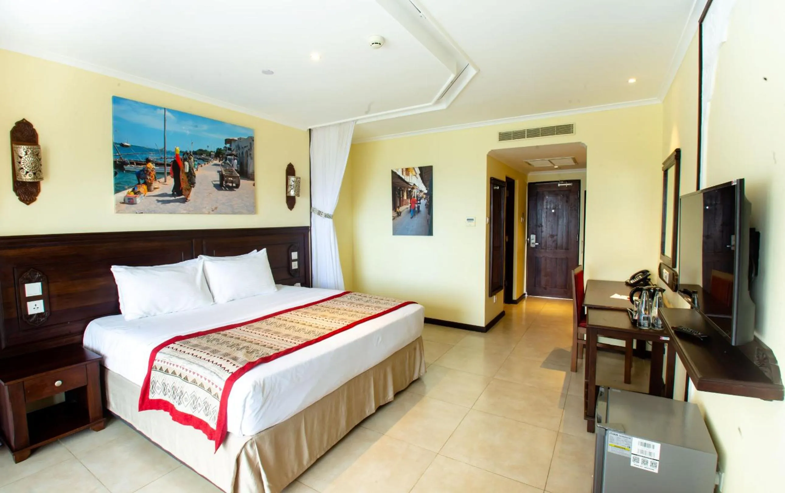 Bedroom, Bed in PrideInn Paradise Beach Resort & Spa Mombasa