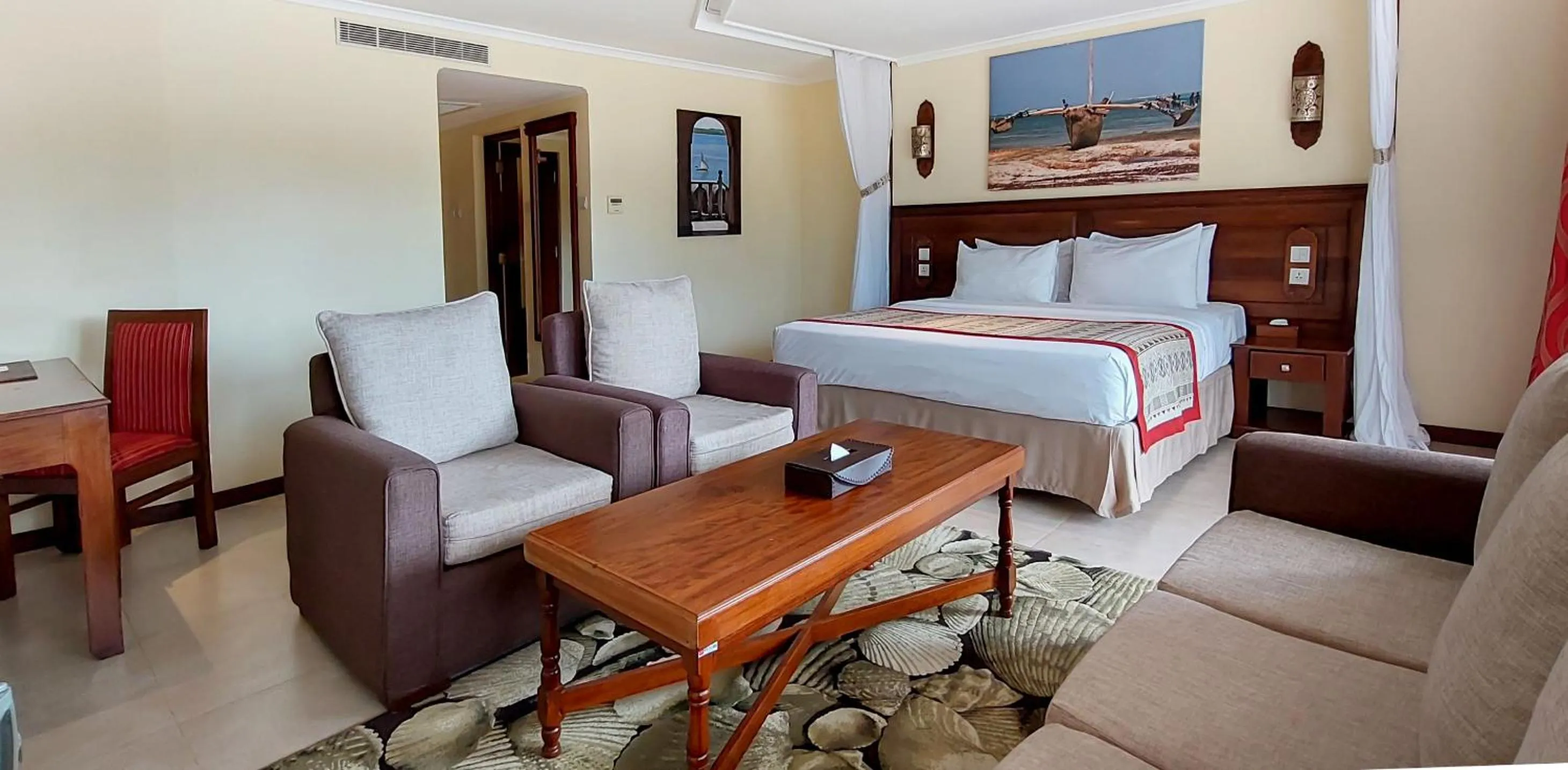 Photo of the whole room, Bed in PrideInn Paradise Beach Resort & Spa Mombasa