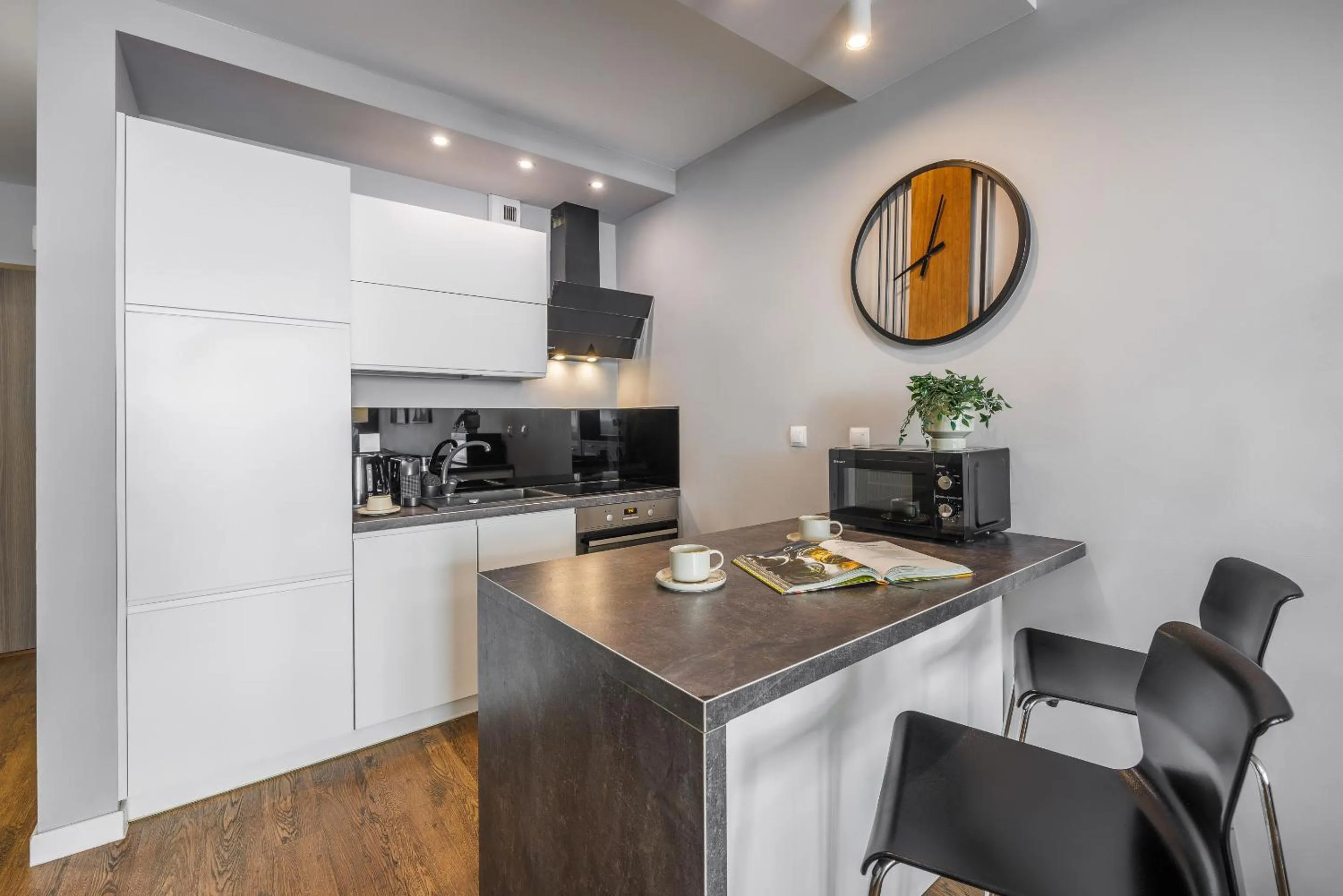 Kitchen or kitchenette in Emihouse CityVibe Apartments
