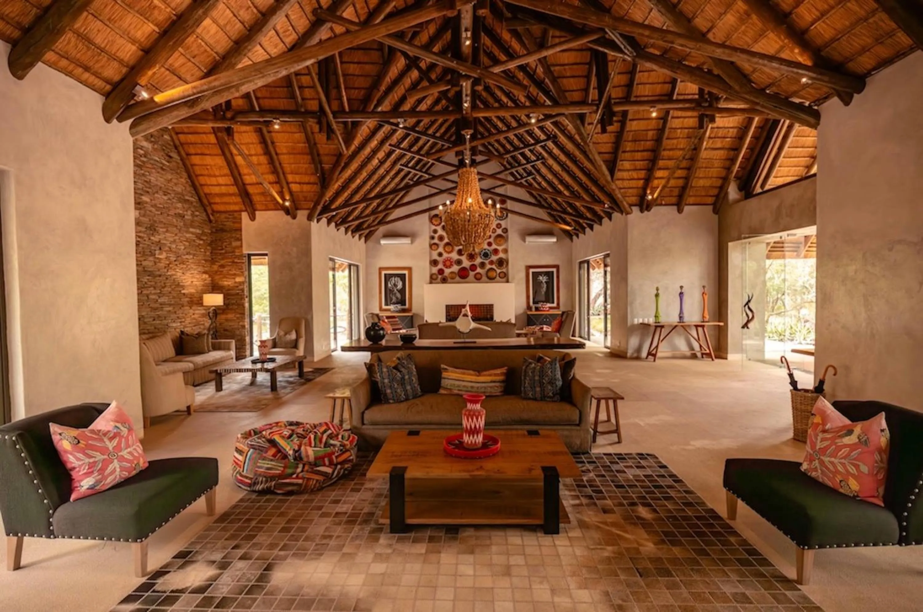 Library in Kapama Southern Camp