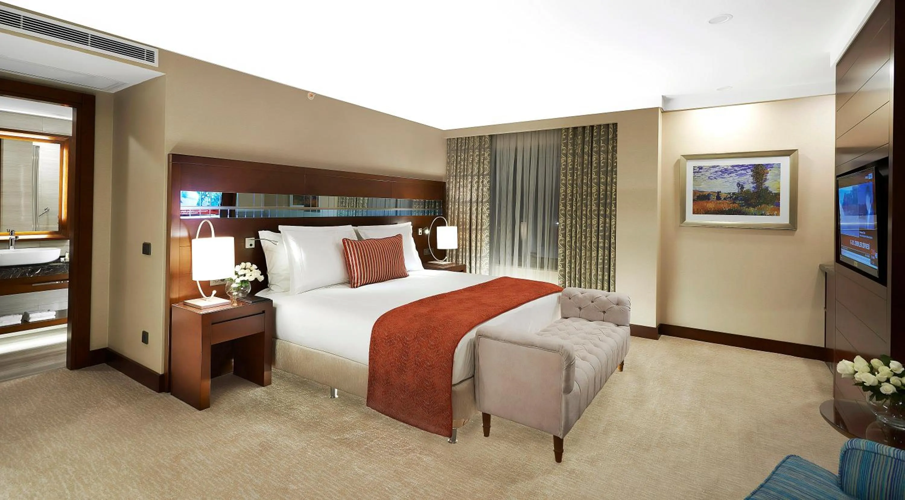 Living room, Bed in Divan Mersin