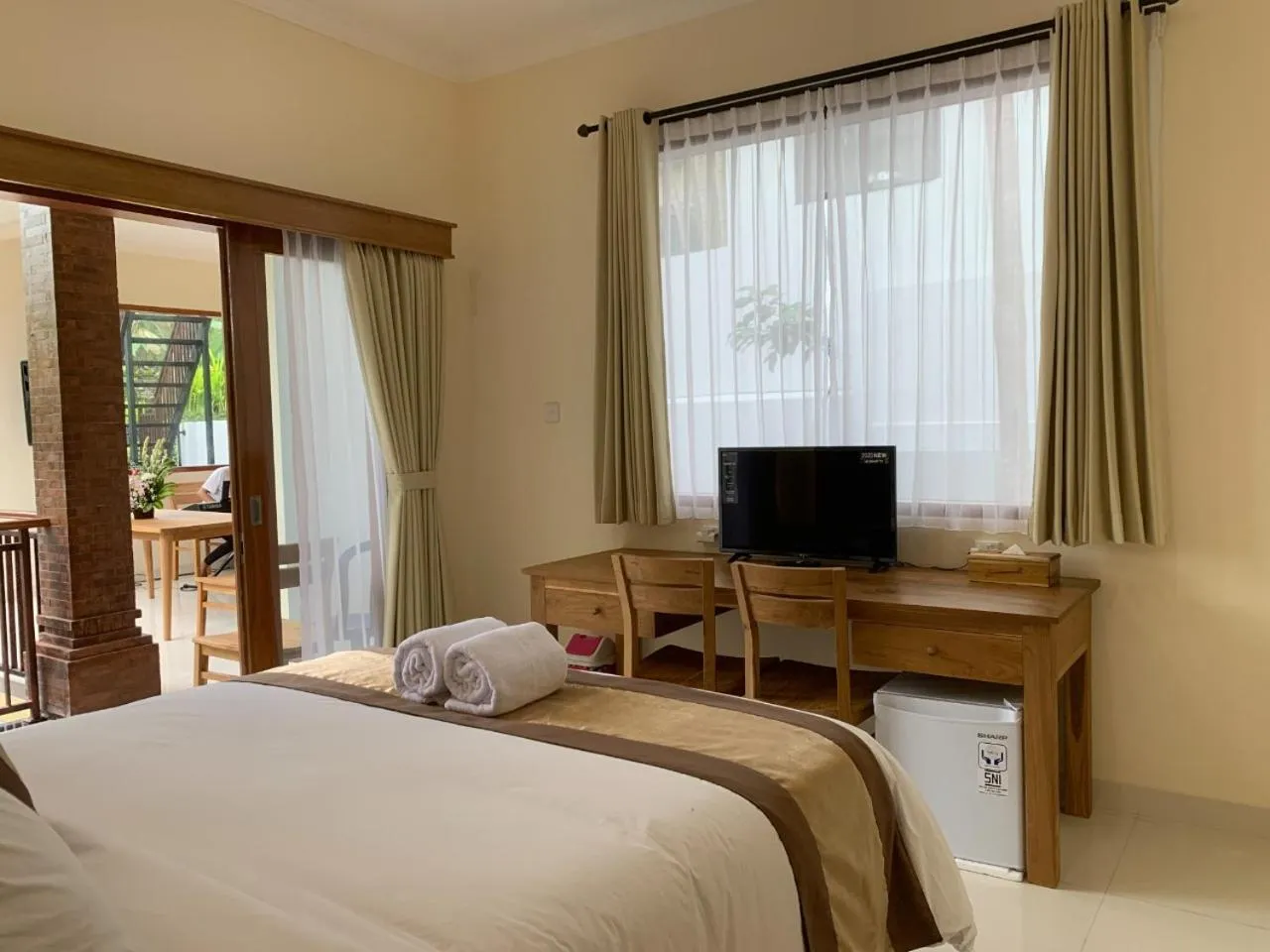 Bed in Betesda Guest House