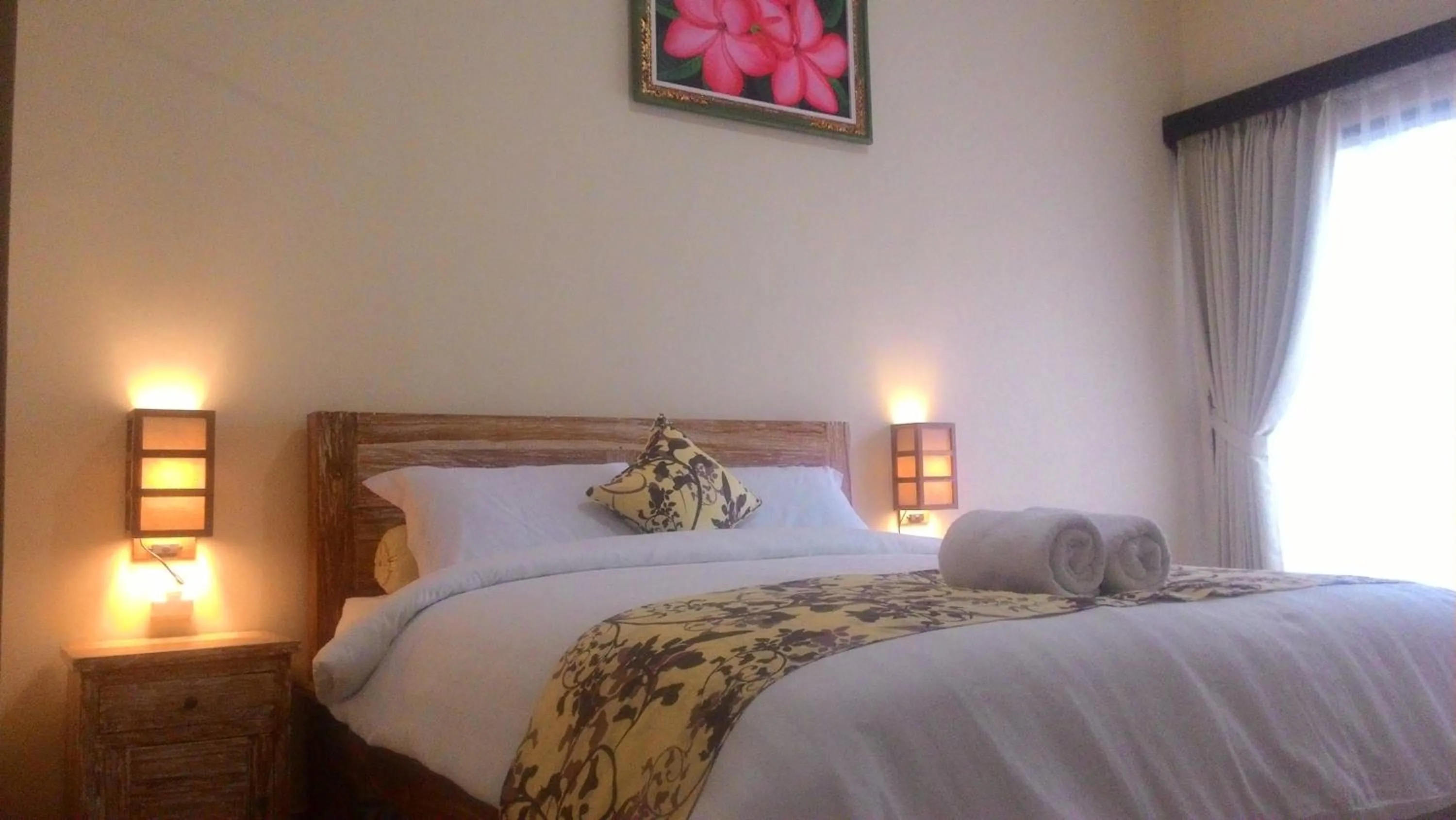 Bed in Betesda Guest House