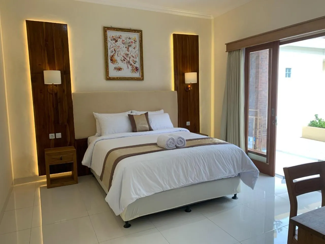 Bed in Betesda Guest House