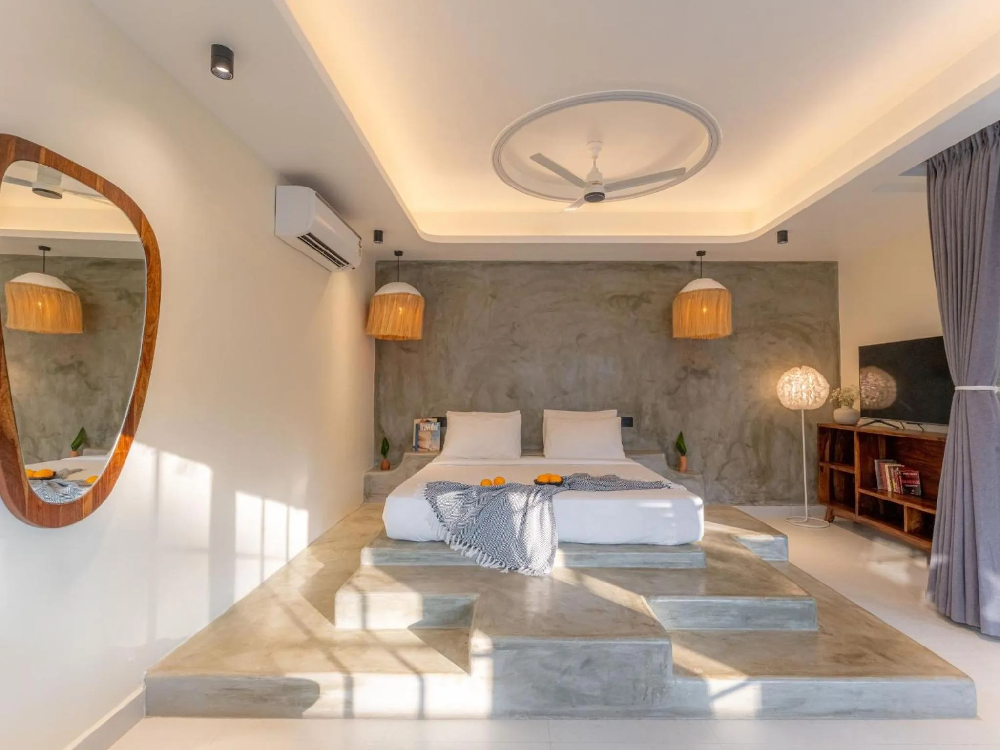 Bed in Moustache Goa Luxuria