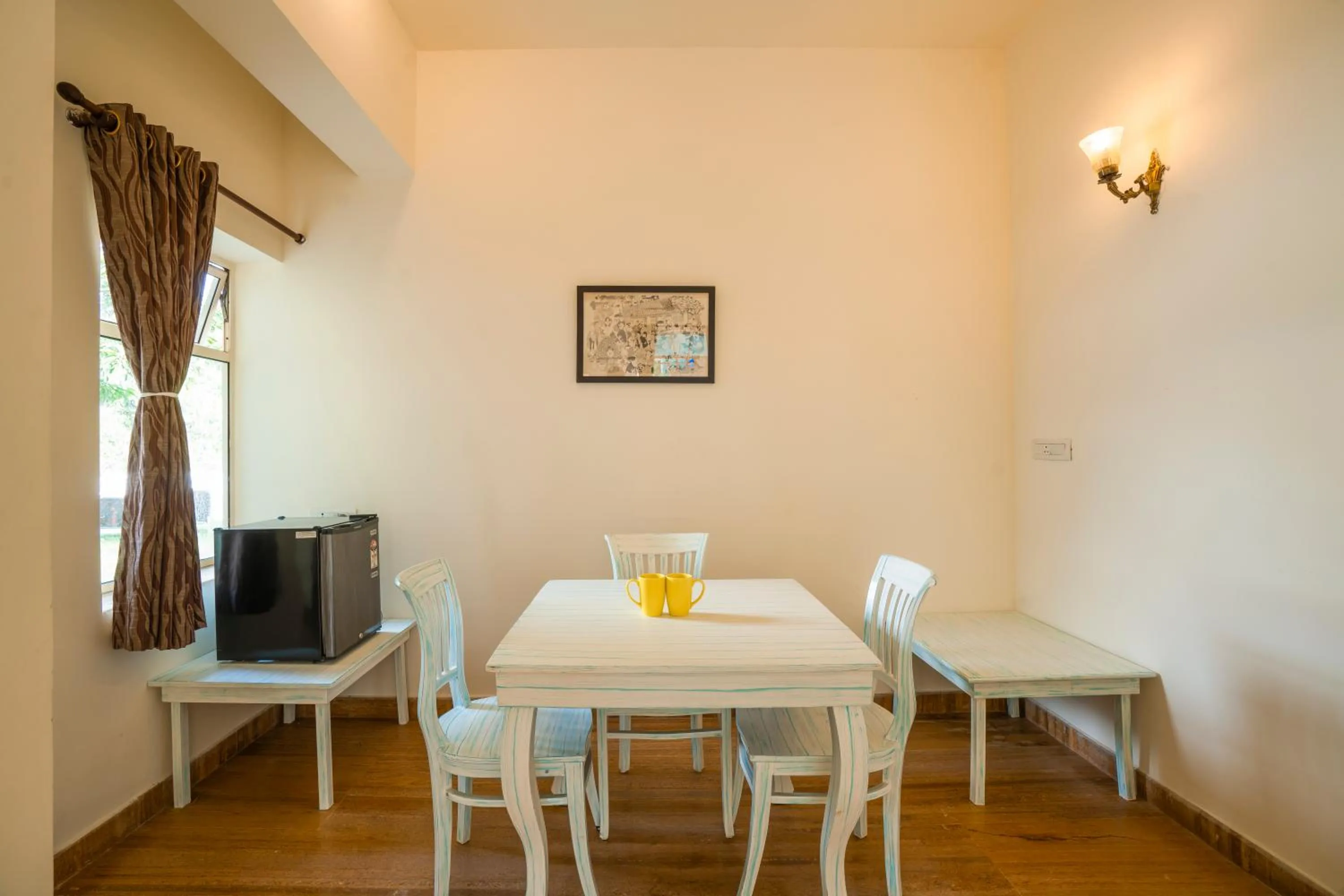 Dining area in Moustache Goa Luxuria