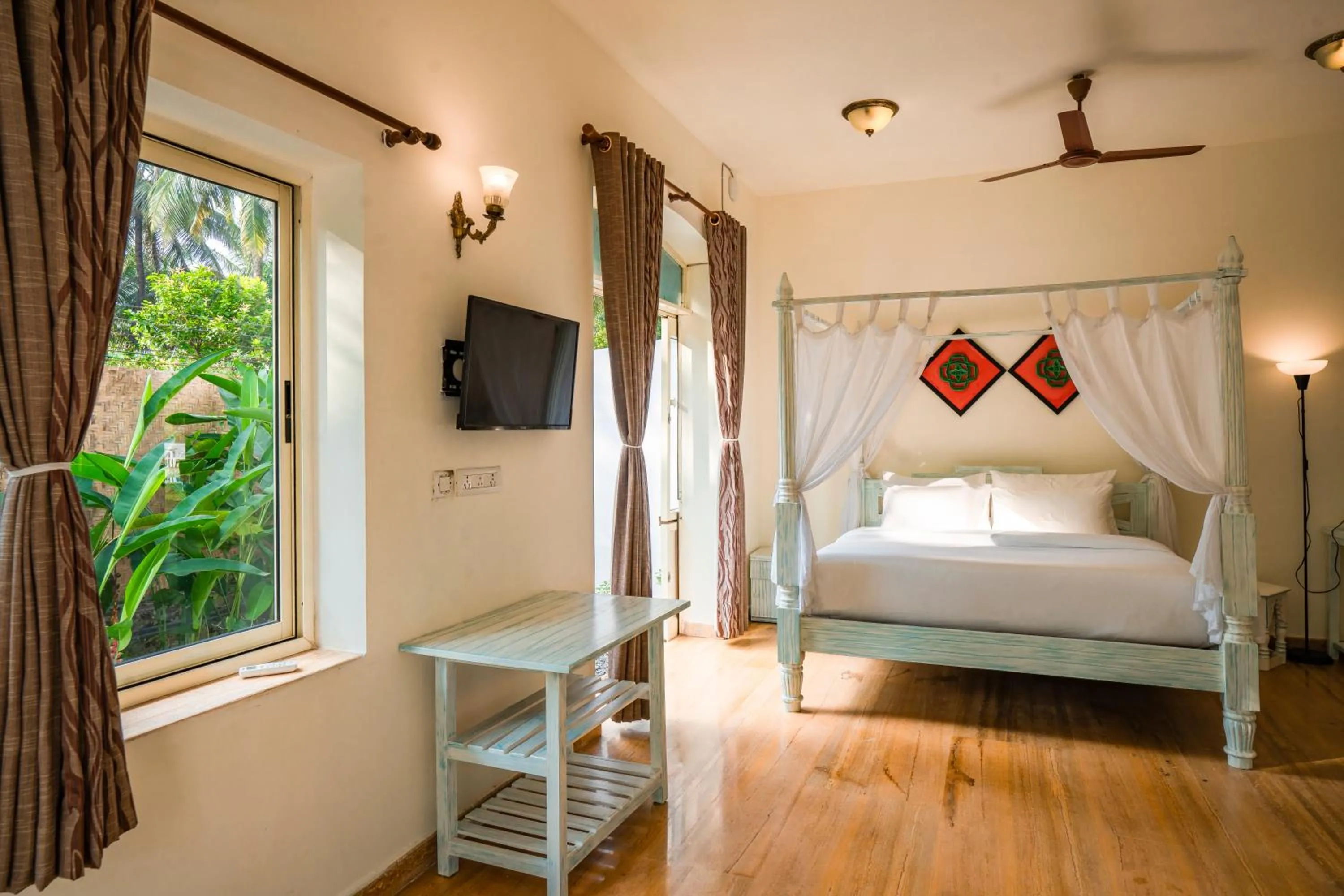 Bed in Moustache Goa Luxuria