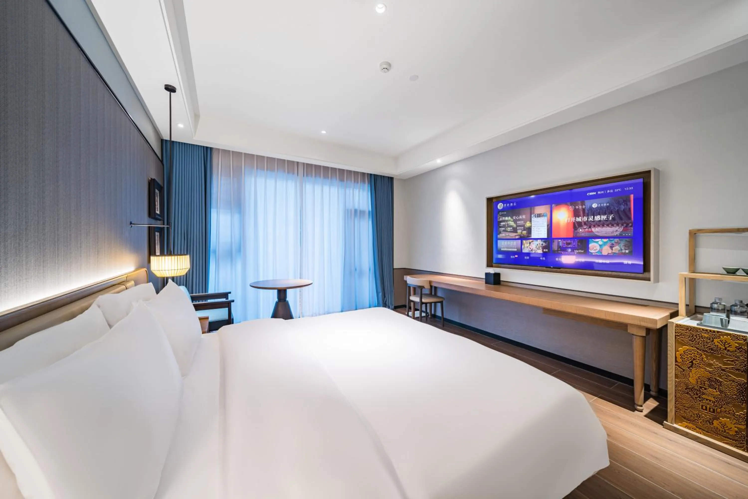 Bed in Jingzhou Ancient City, Chu Charm Manxin Mansion