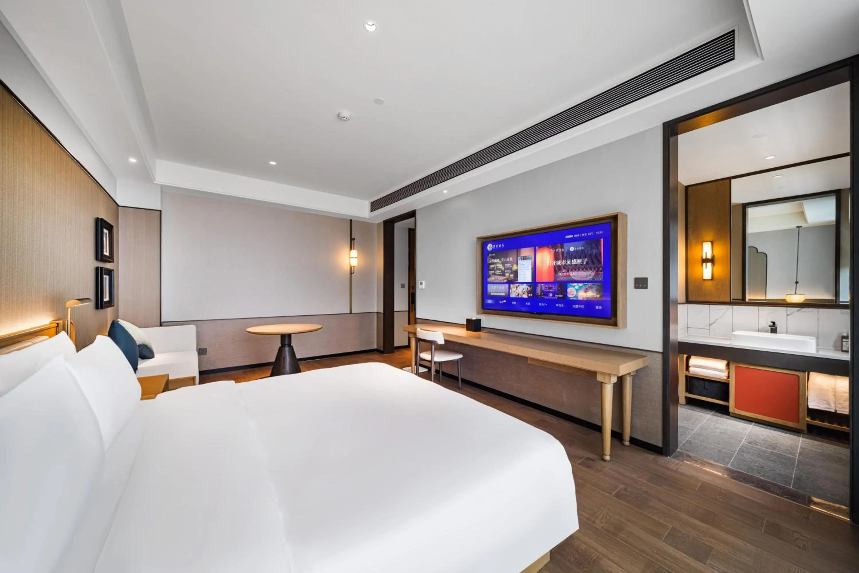 Bed in Jingzhou Ancient City, Chu Charm Manxin Mansion