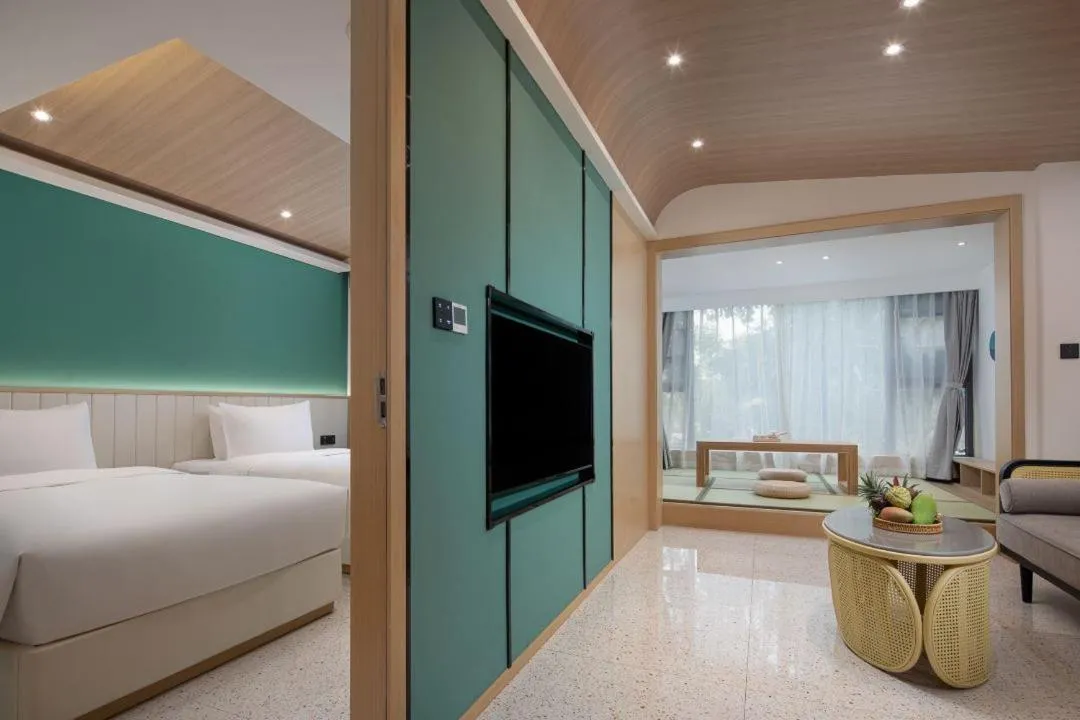 Bed in Wanda Yi, Suite Xishuangbanna