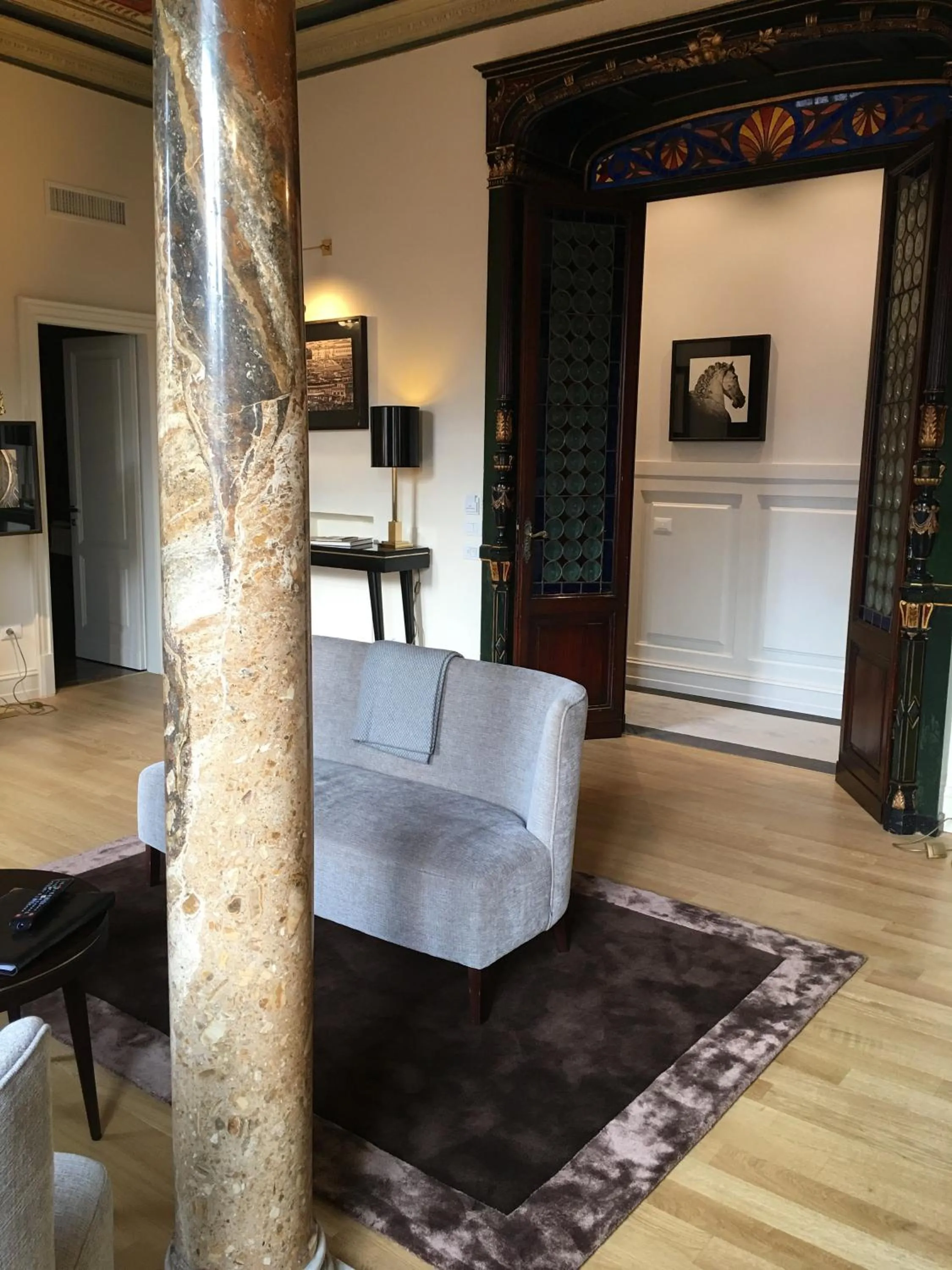 Communal lounge/ TV room in Le case di Andrea - Roof Suite Rome