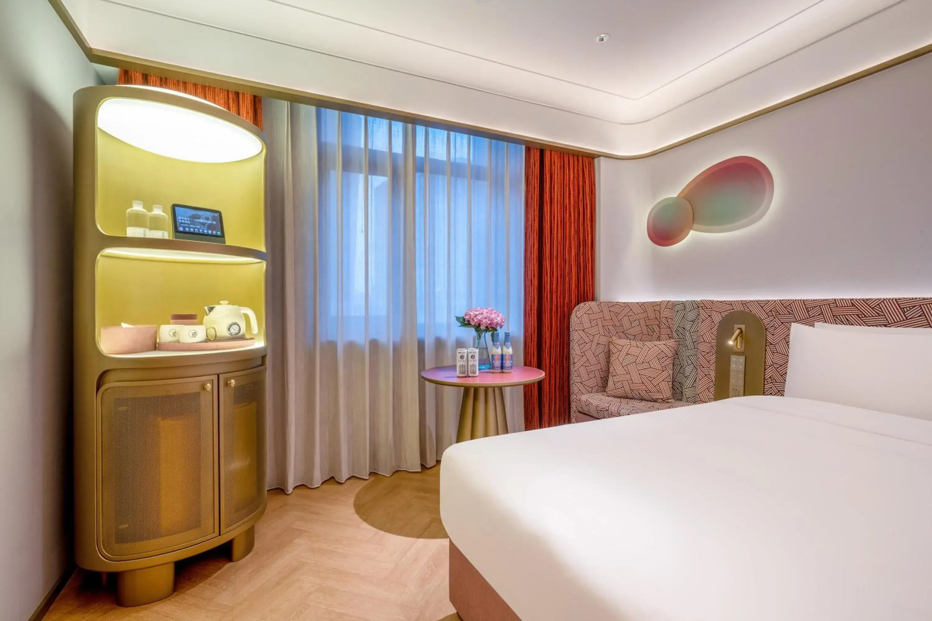 Twin Room in Manxin Hotel Beijing Zhongguancun Suzhou Street Twin Room in Manxin Hotel Beijing Zhongguancun Suzhou Street