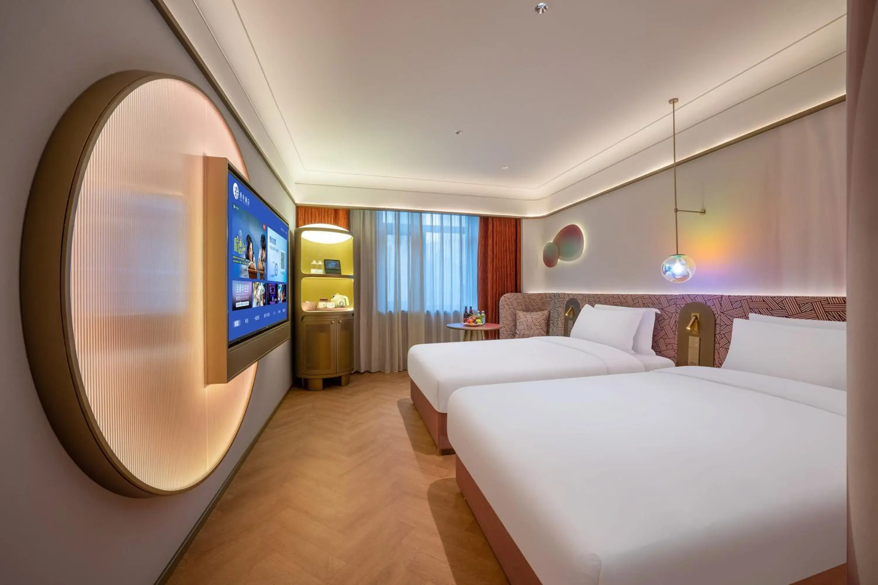 Superior Twin Room in Manxin Hotel Beijing Zhongguancun Suzhou Street Superior Twin Room in Manxin Hotel Beijing Zhongguancun Suzhou Street