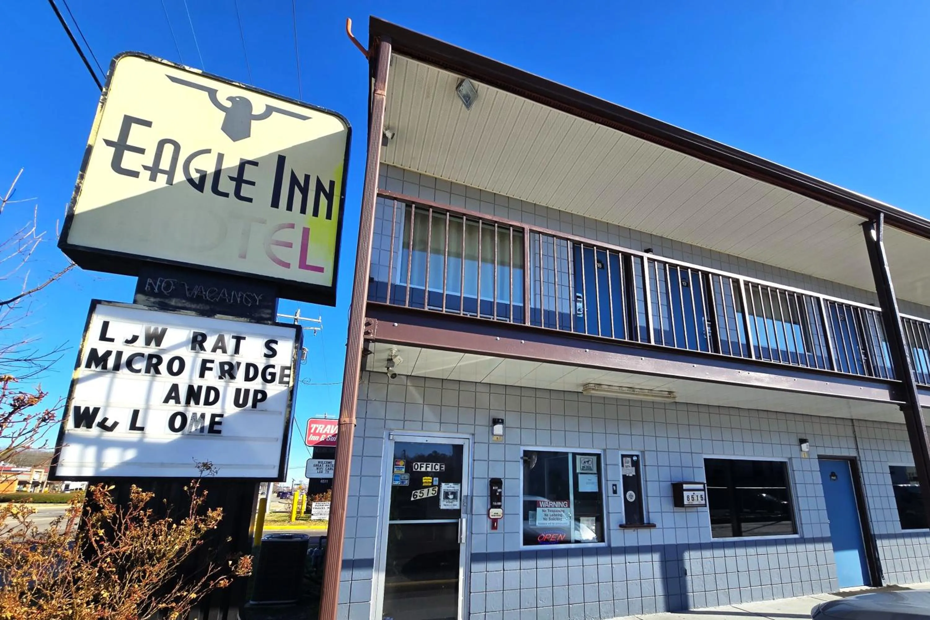 Property building in Eagle Inn by Hotel O Richmond Midlothian Turnpike