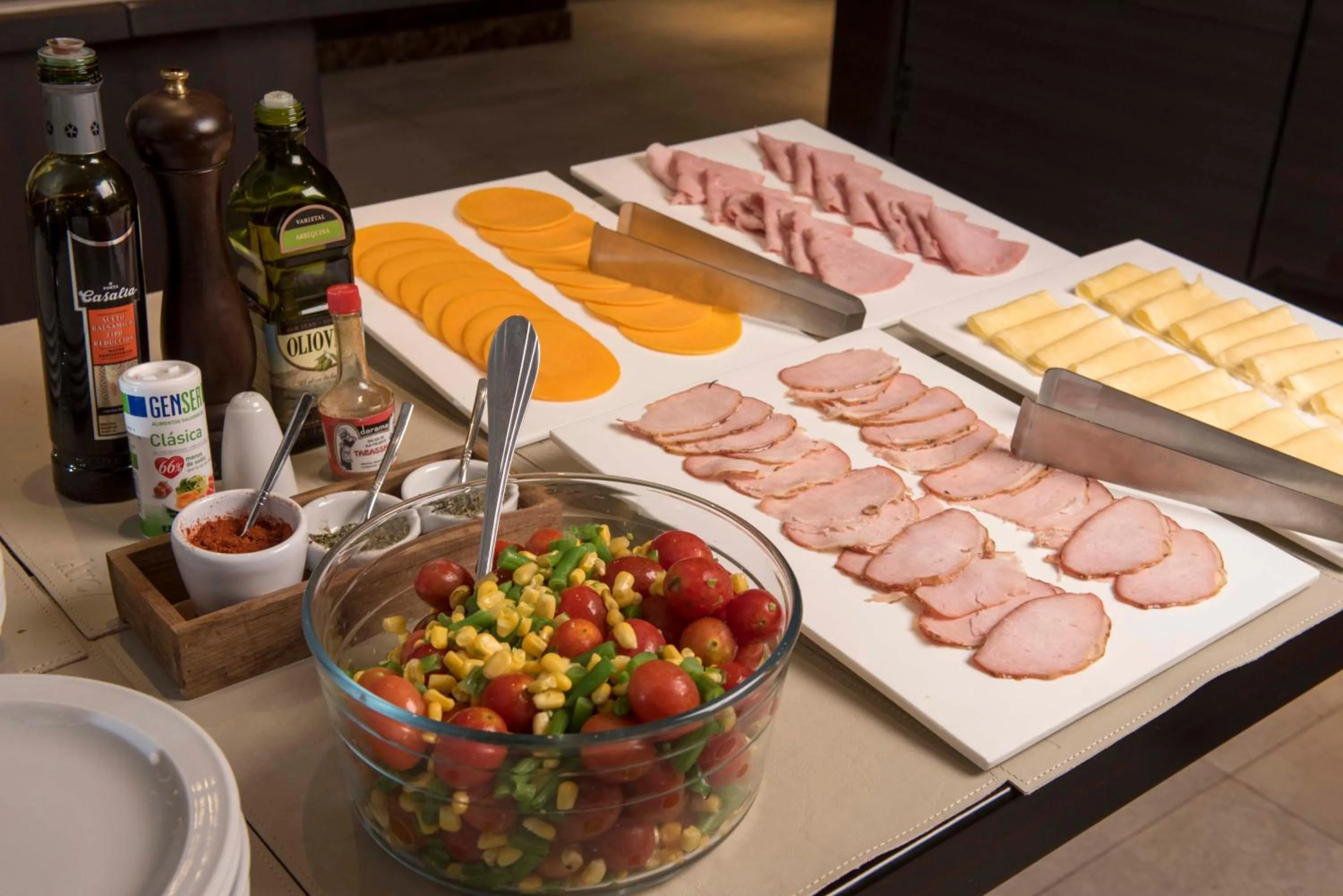 Buffet breakfast in ARC Recoleta Boutique Hotel & Spa